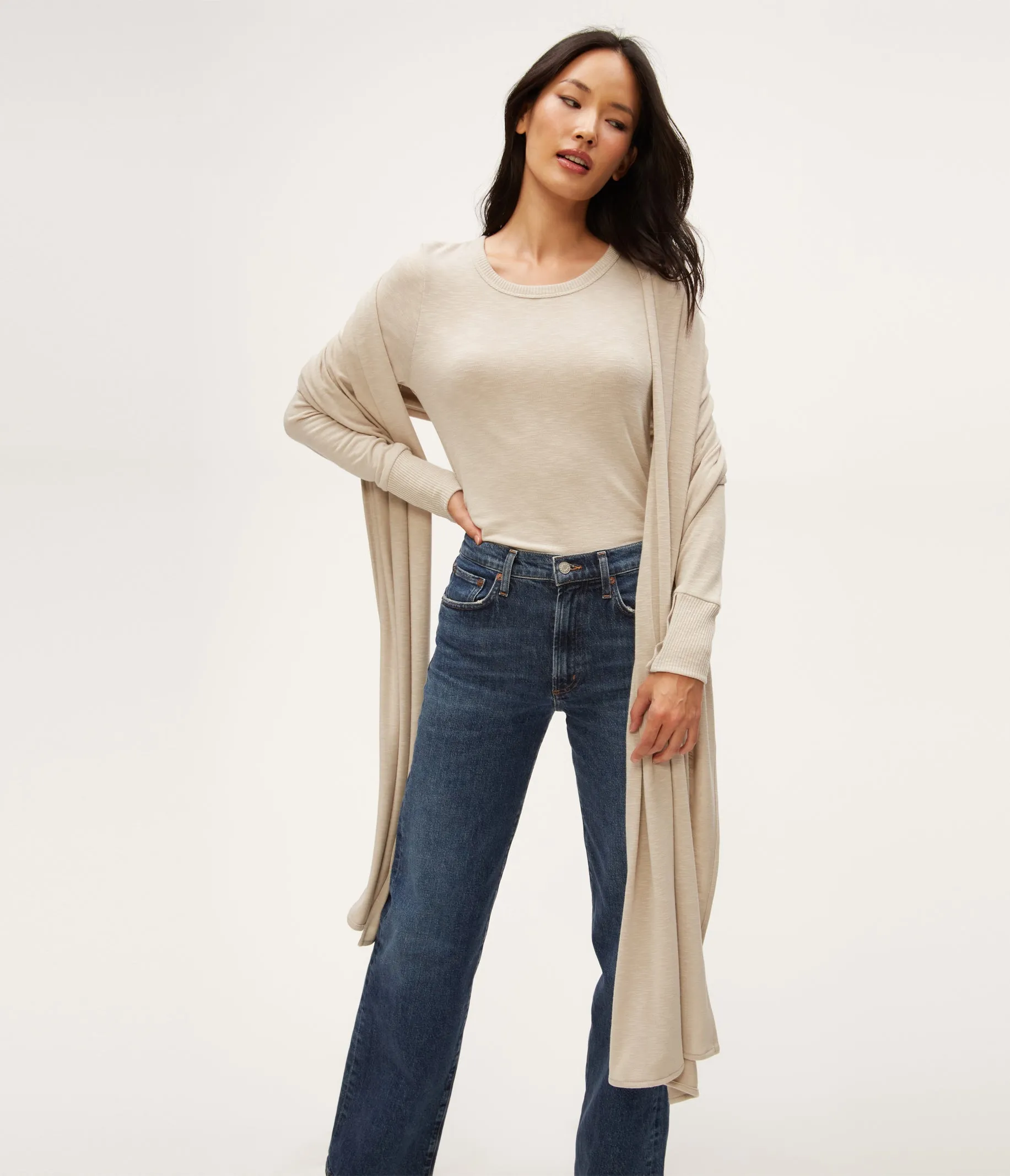 Connie Wrap Scarf sold by Michael Stars product image thumbnail 2