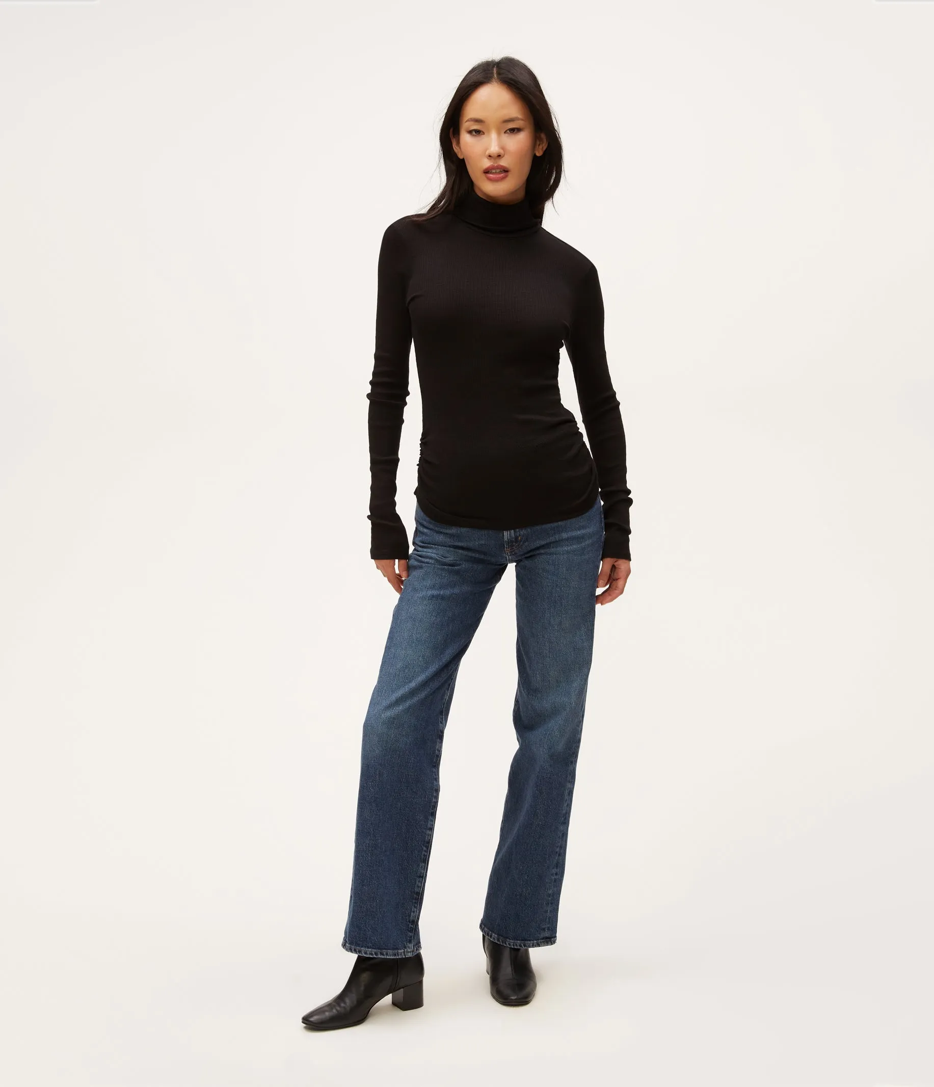 Nessa Shine Turtleneck sold by Michael Stars product image thumbnail 2