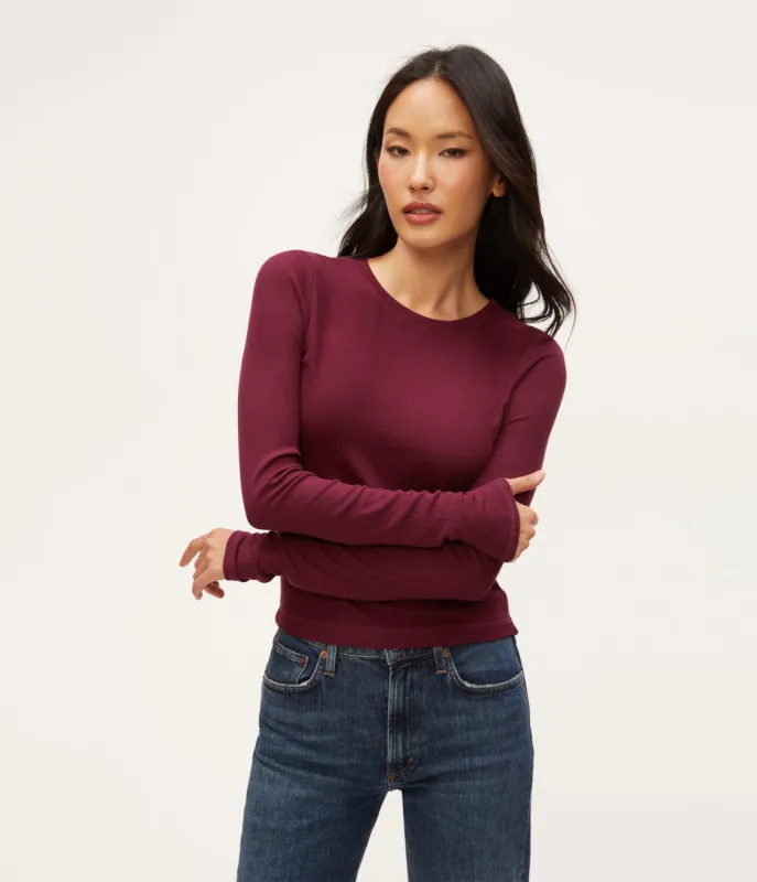 Finn Crewneck Top sold by Michael Stars