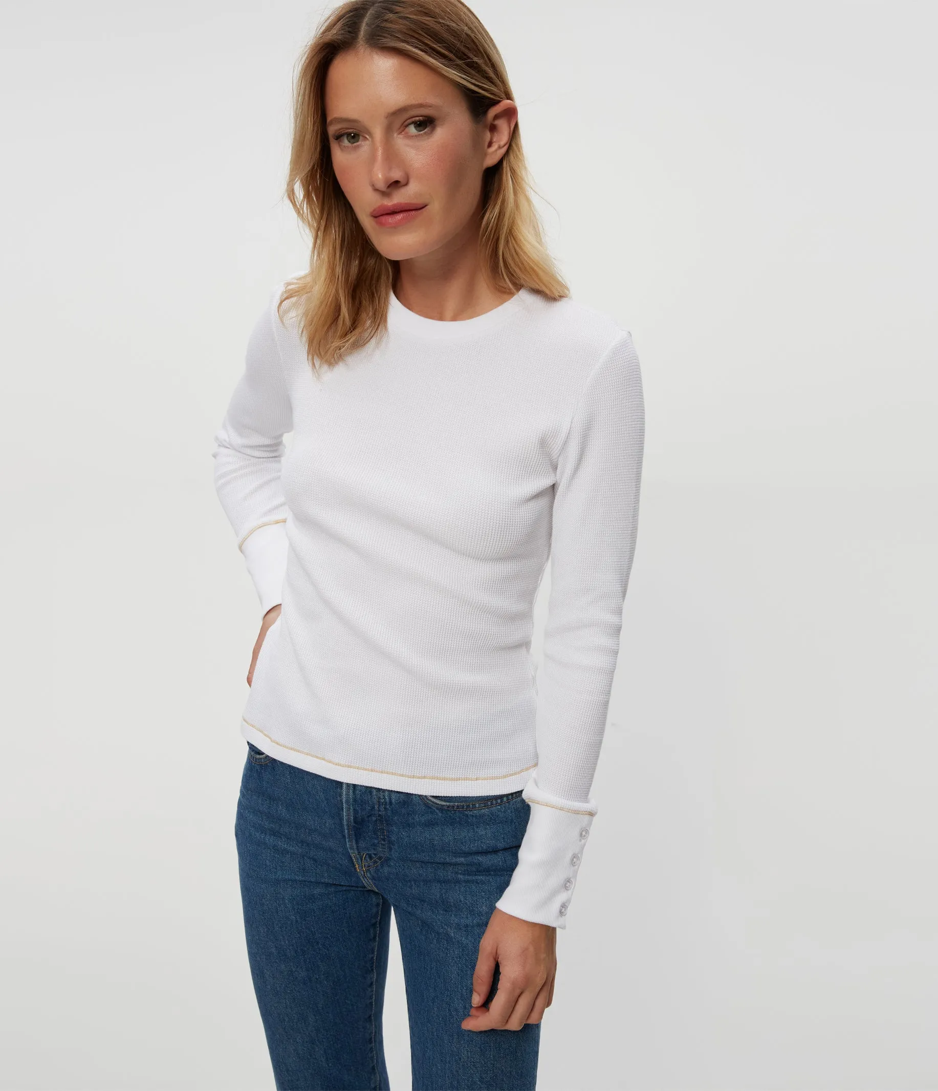Willa Thermal Tee sold by Michael Stars product image thumbnail 5