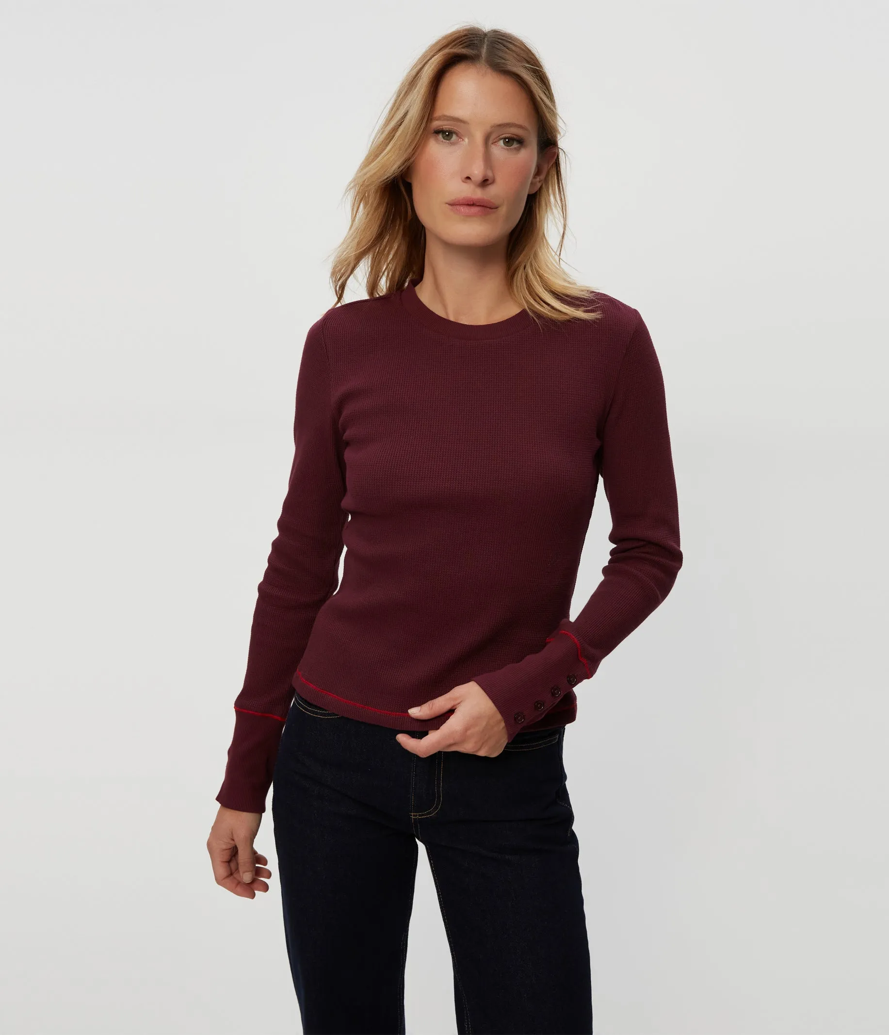 Willa Thermal Tee sold by Michael Stars