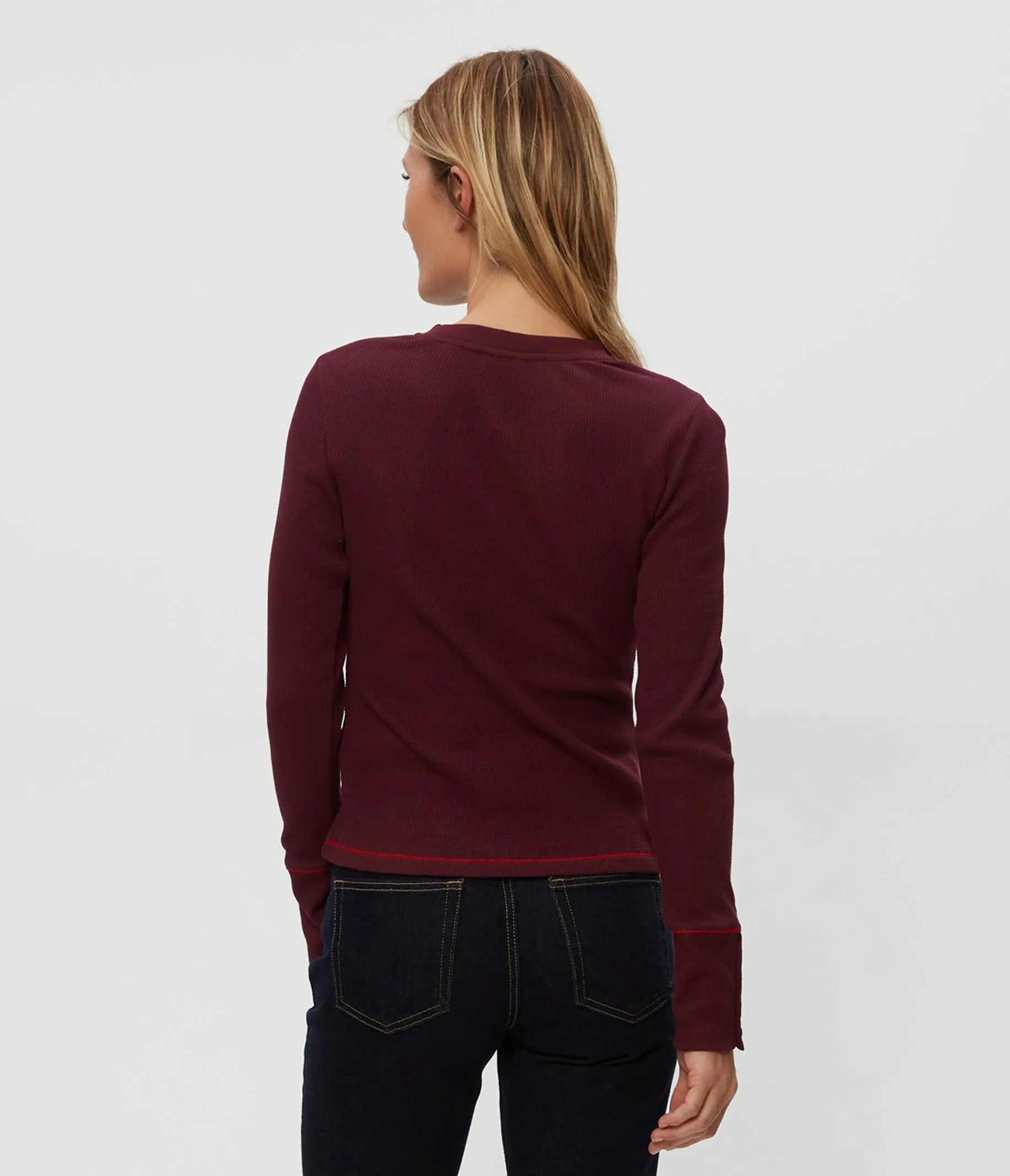 Willa Thermal Tee sold by Michael Stars product image thumbnail 4