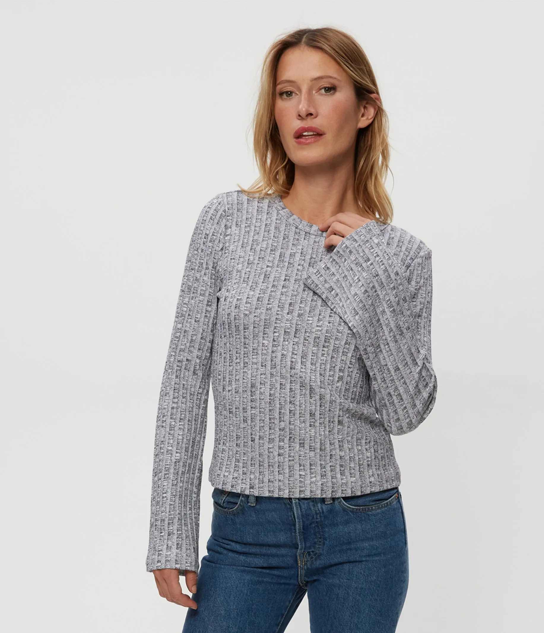 Valerie Bell Sleeve Top sold by Michael Stars product image thumbnail 3