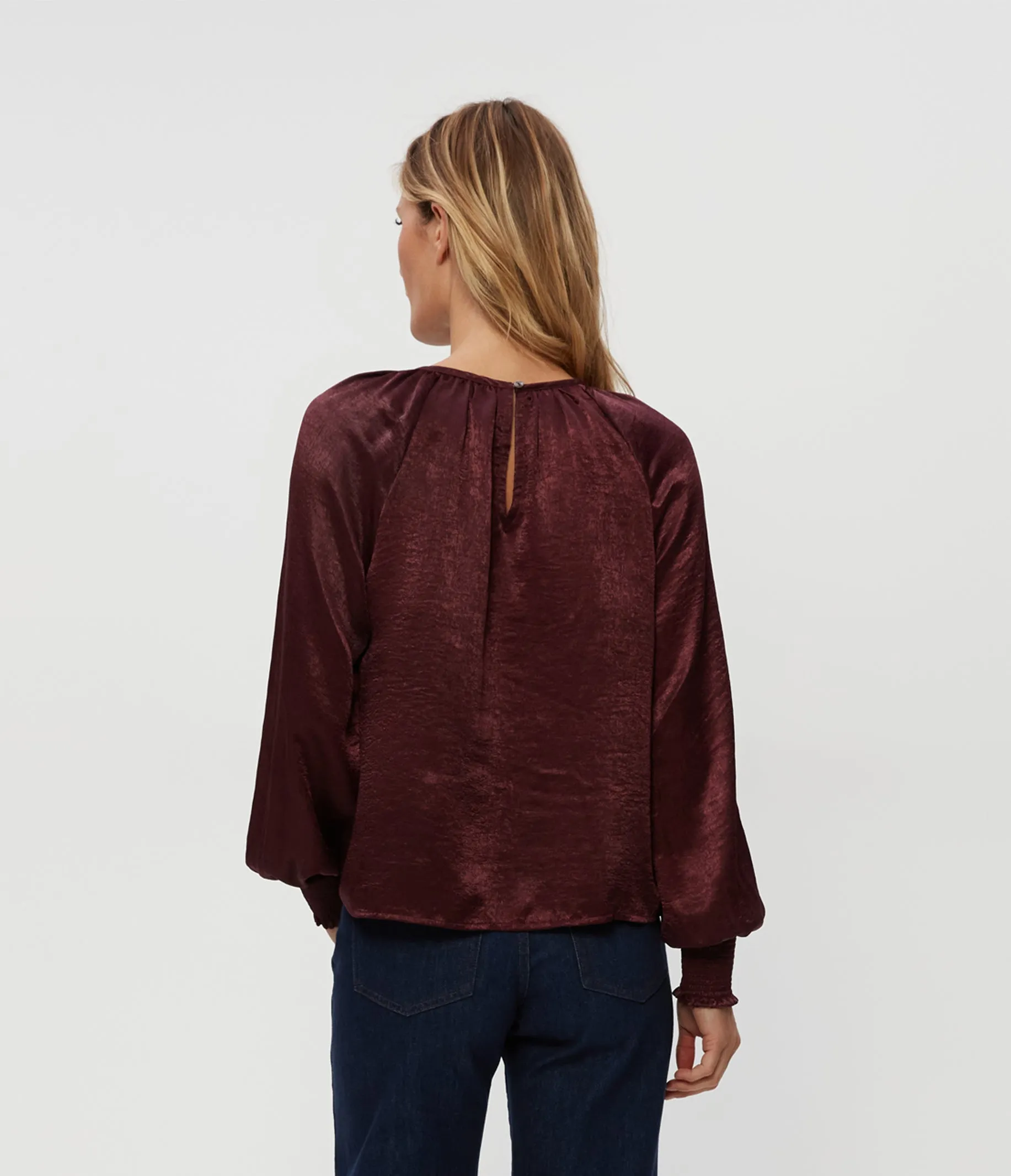 Fabi Hammered Satin Top sold by Michael Stars product image thumbnail 4