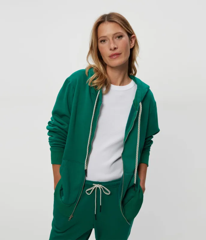 Harper Plush Terry Zip-Up Hoodie sold by Michael Stars