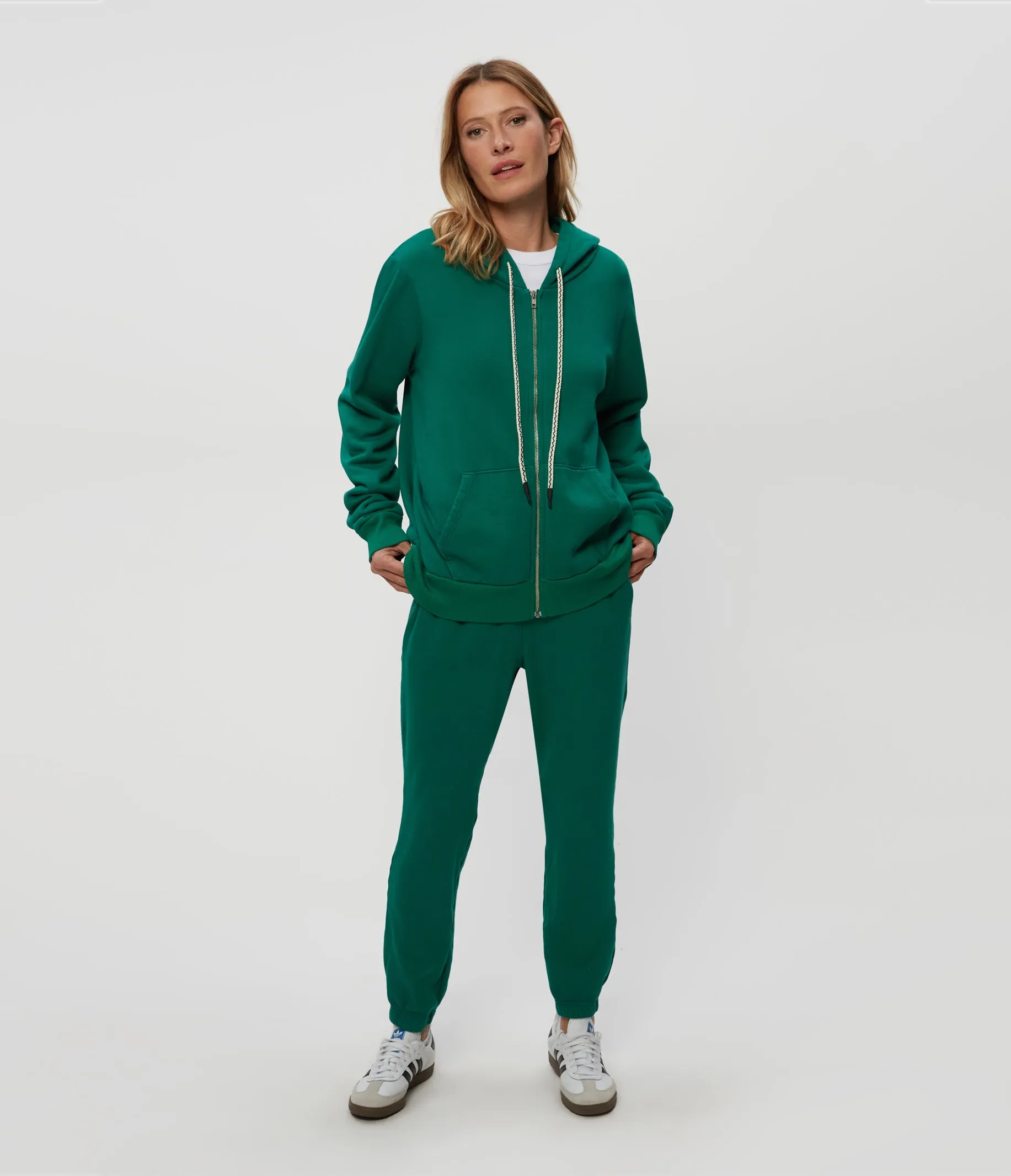 Harper Plush Terry Zip-Up Hoodie sold by Michael Stars product image thumbnail 2