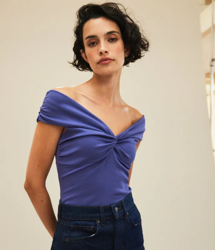 Gabbriette Twist Front Top sold by Michael Stars