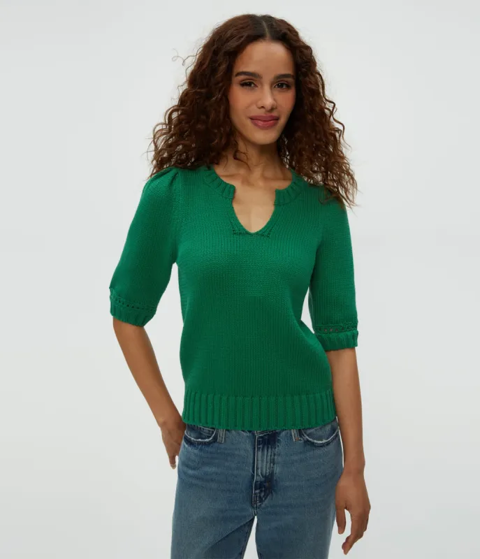 Rosanna Puff Sleeve Sweater sold by Michael Stars