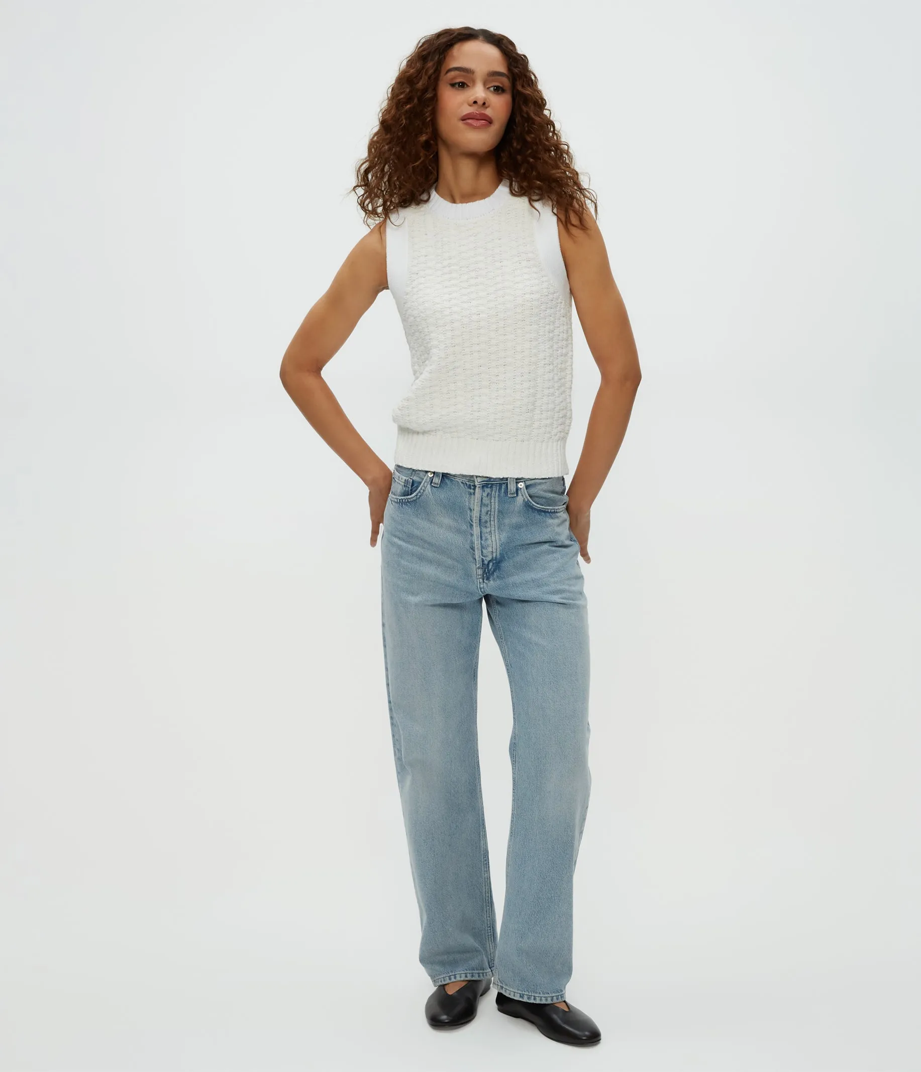 Sia Sleeveless Sweater sold by Michael Stars product image thumbnail 5