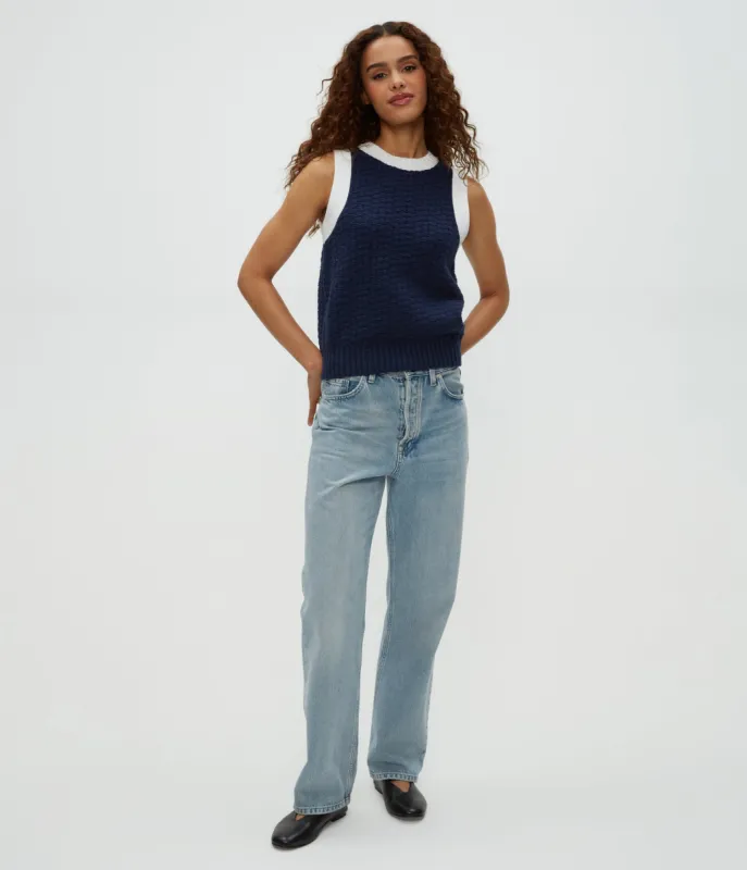 Sia Sleeveless Sweater sold by Michael Stars