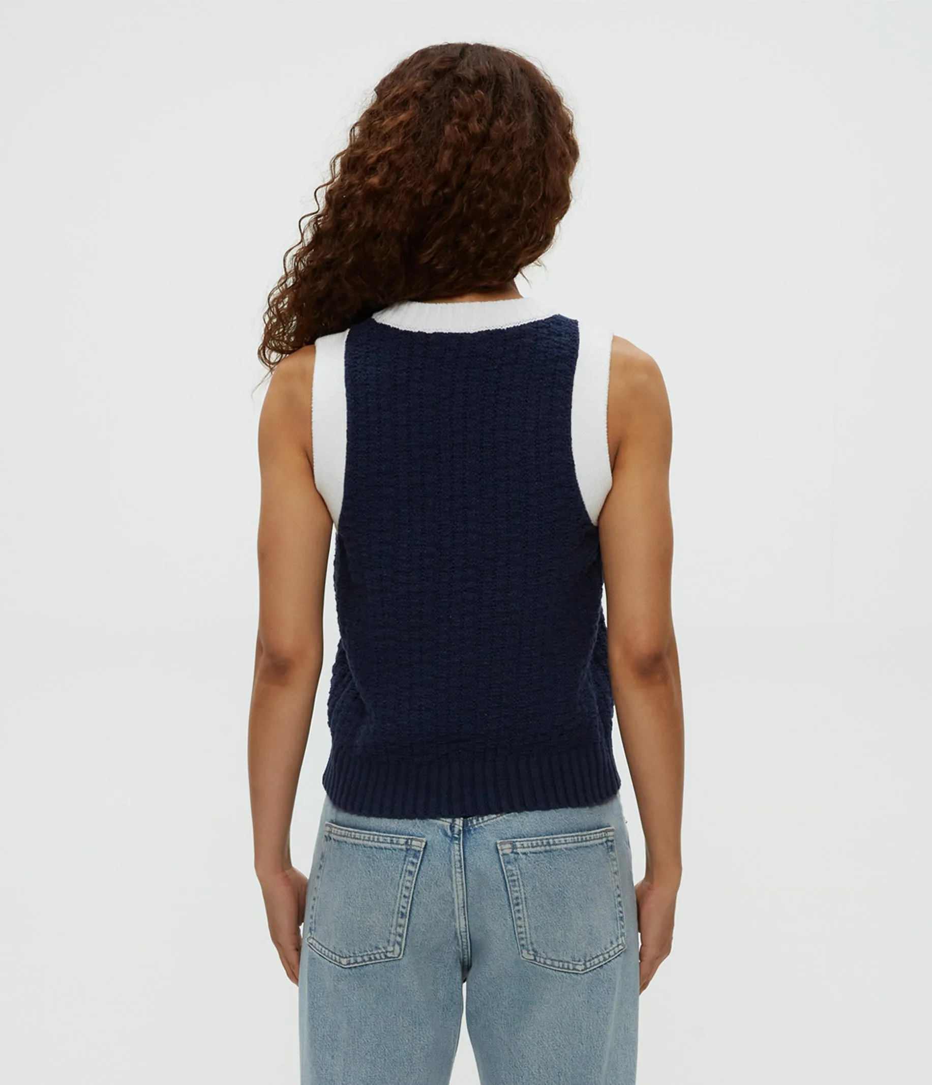 Sia Sleeveless Sweater sold by Michael Stars product image thumbnail 4