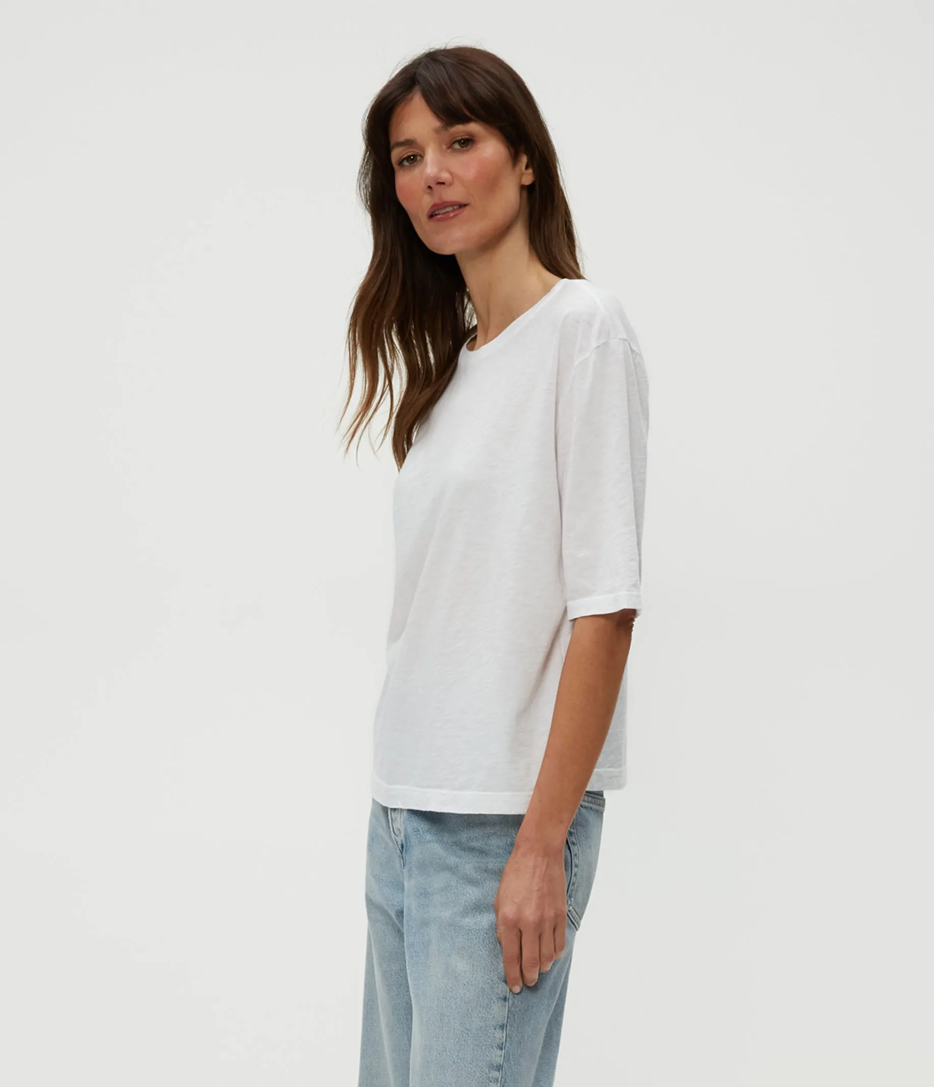 Reid Oversized Crew sold by Michael Stars product image thumbnail 4