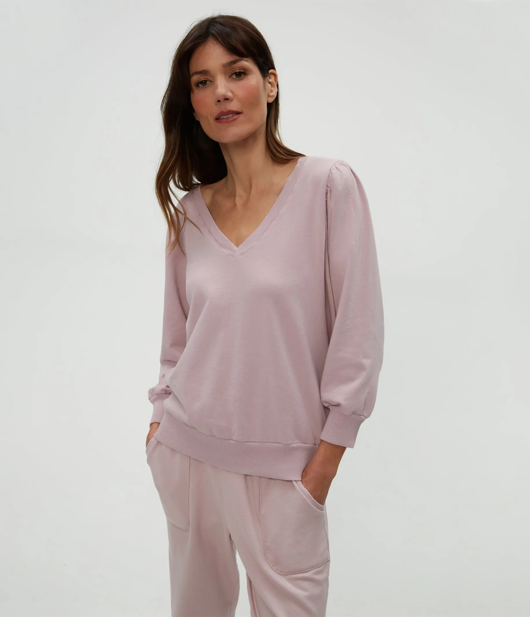 Kit V-Neck Sweatshirt sold by Michael Stars product image thumbnail 5