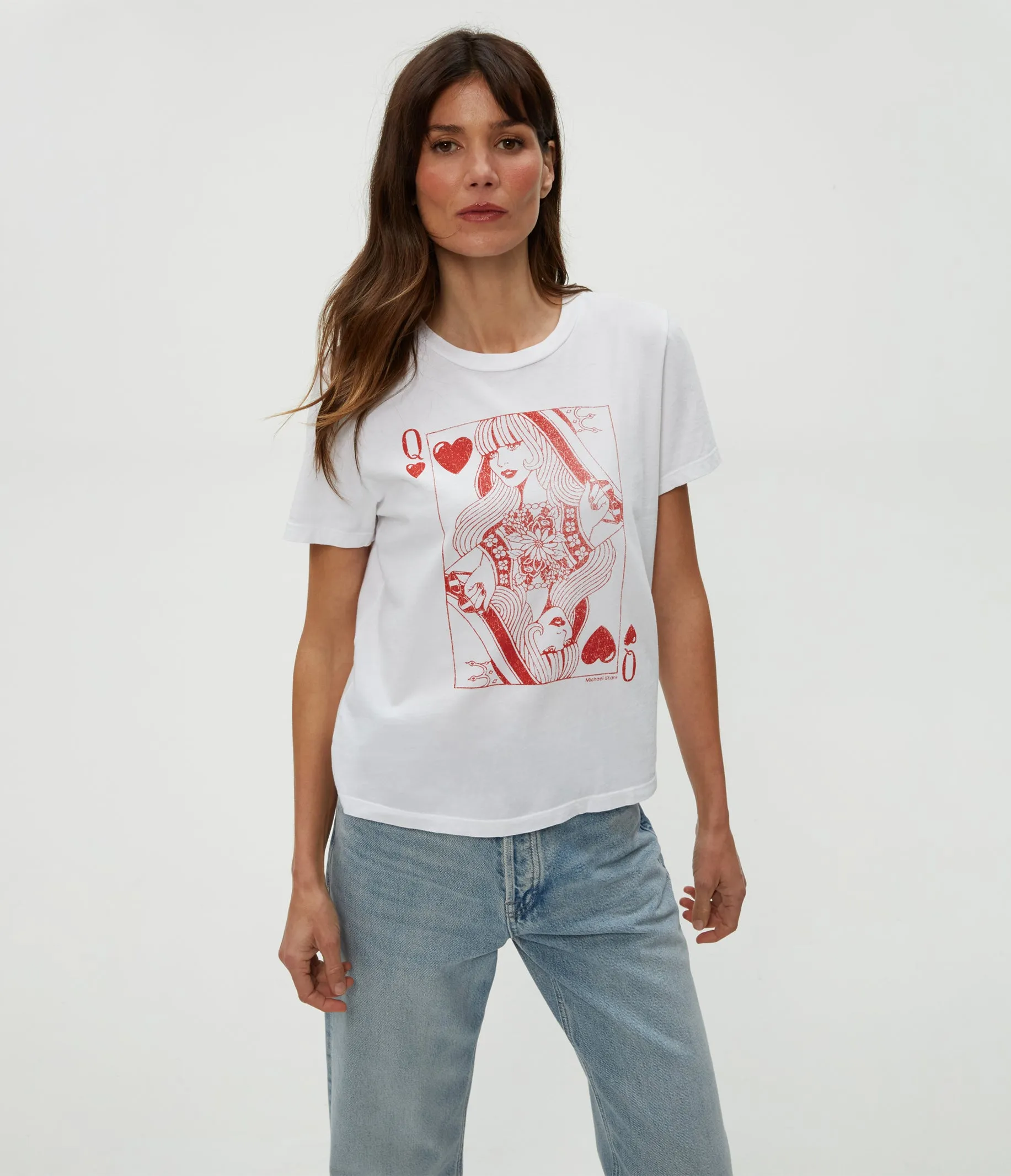 Queen of Hearts Graphic Tee sold by Michael Stars