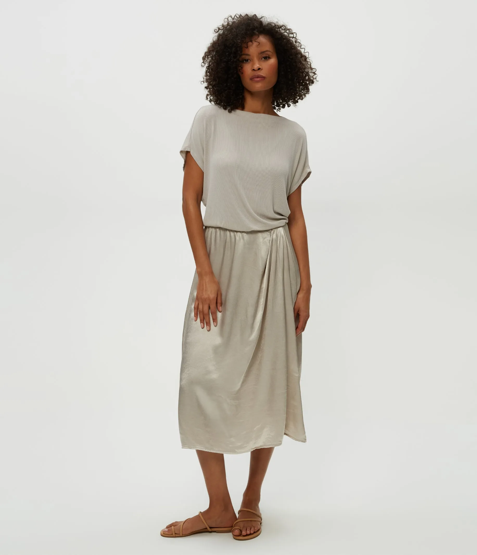 Siobhan Twist Front 2-in-1 Midi sold by Michael Stars product image thumbnail 2