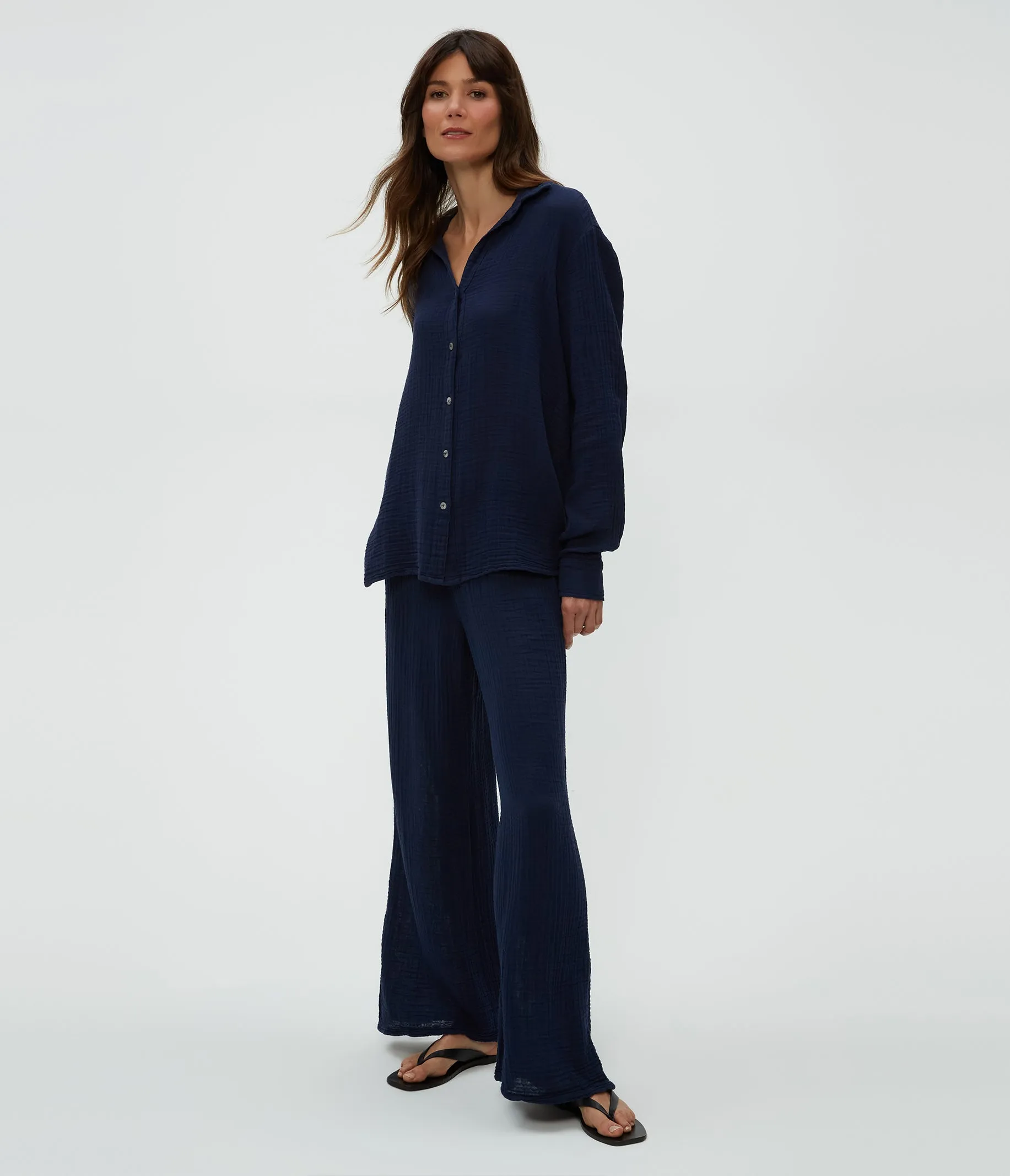 Petite Susie Gauze Pant sold by Michael Stars product image thumbnail 2