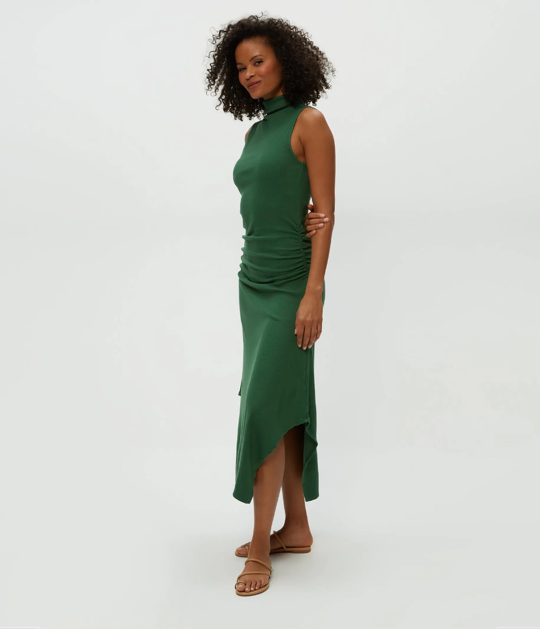 Petite Nicola Handkerchief Midi Dress sold by Michael Stars product image thumbnail 3