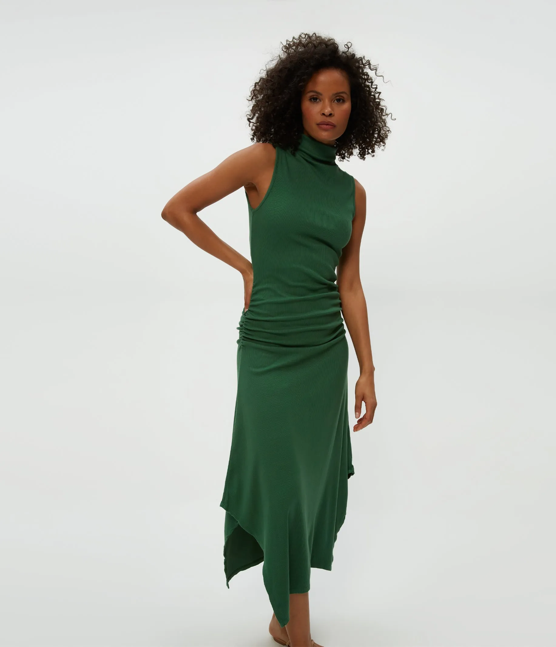 Petite Nicola Handkerchief Midi Dress sold by Michael Stars