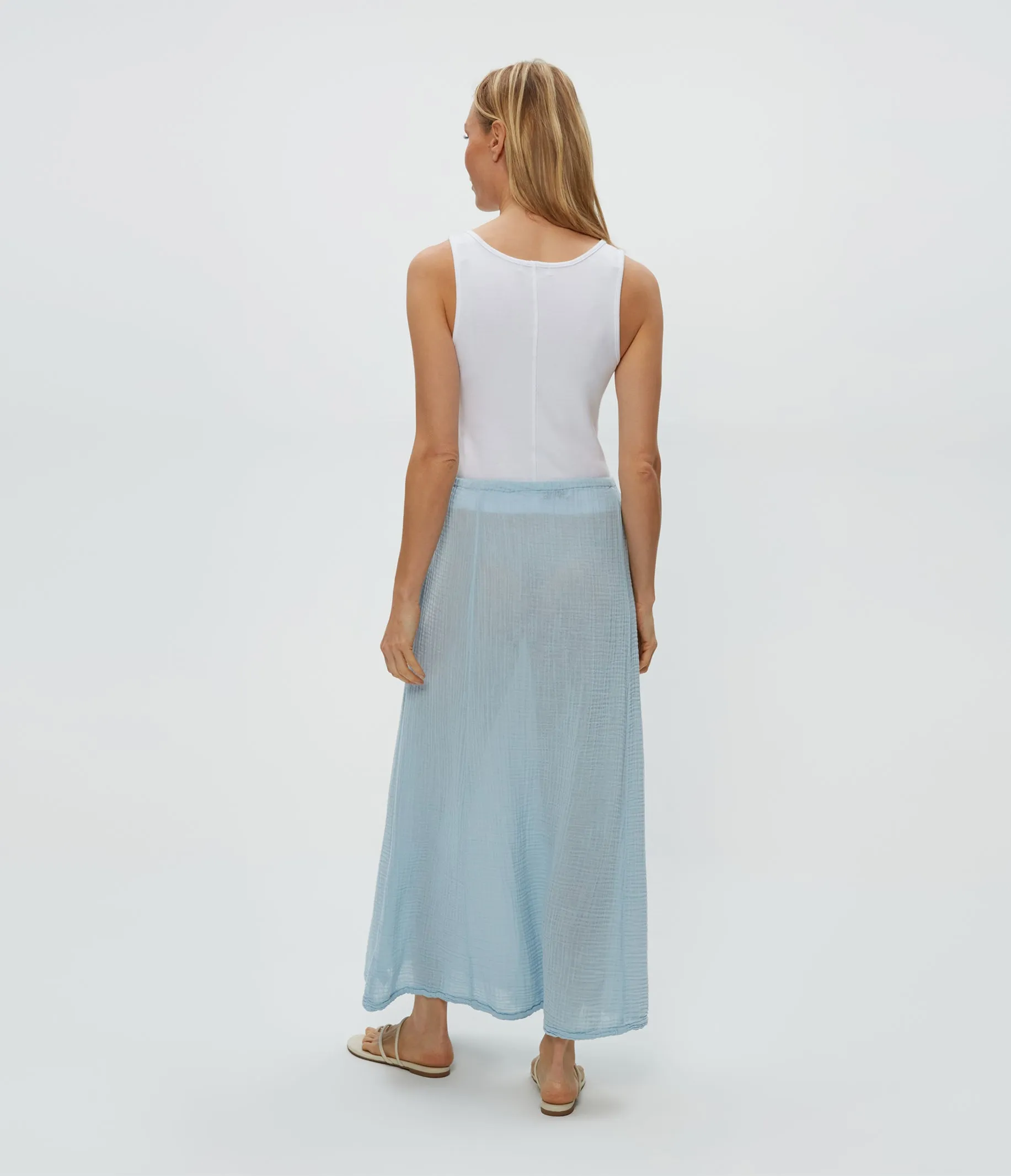 Phoebe Gauze Maxi Skirt sold by Michael Stars product image thumbnail 4