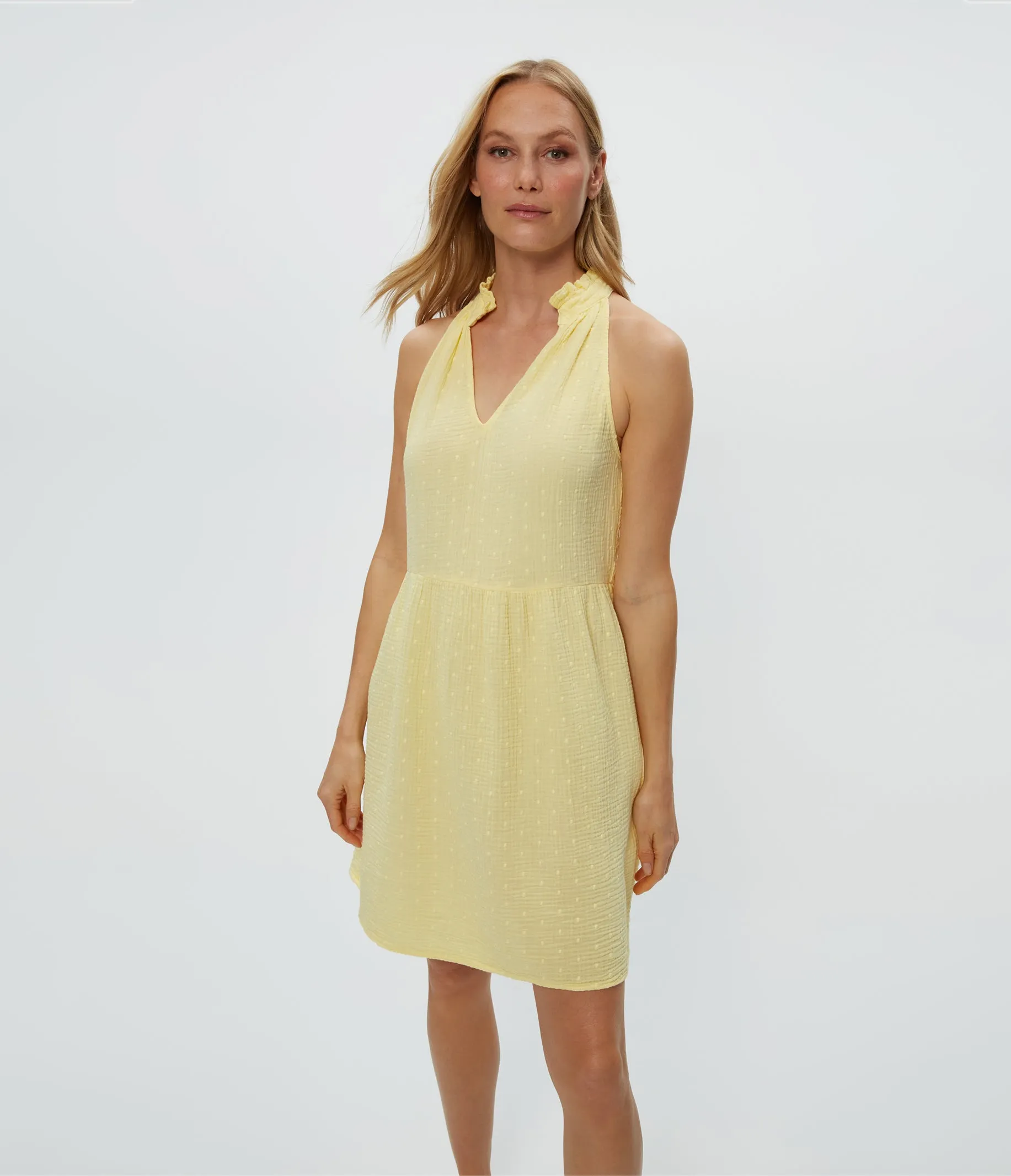 Alessa Split Neck Dress sold by Michael Stars product image thumbnail 5