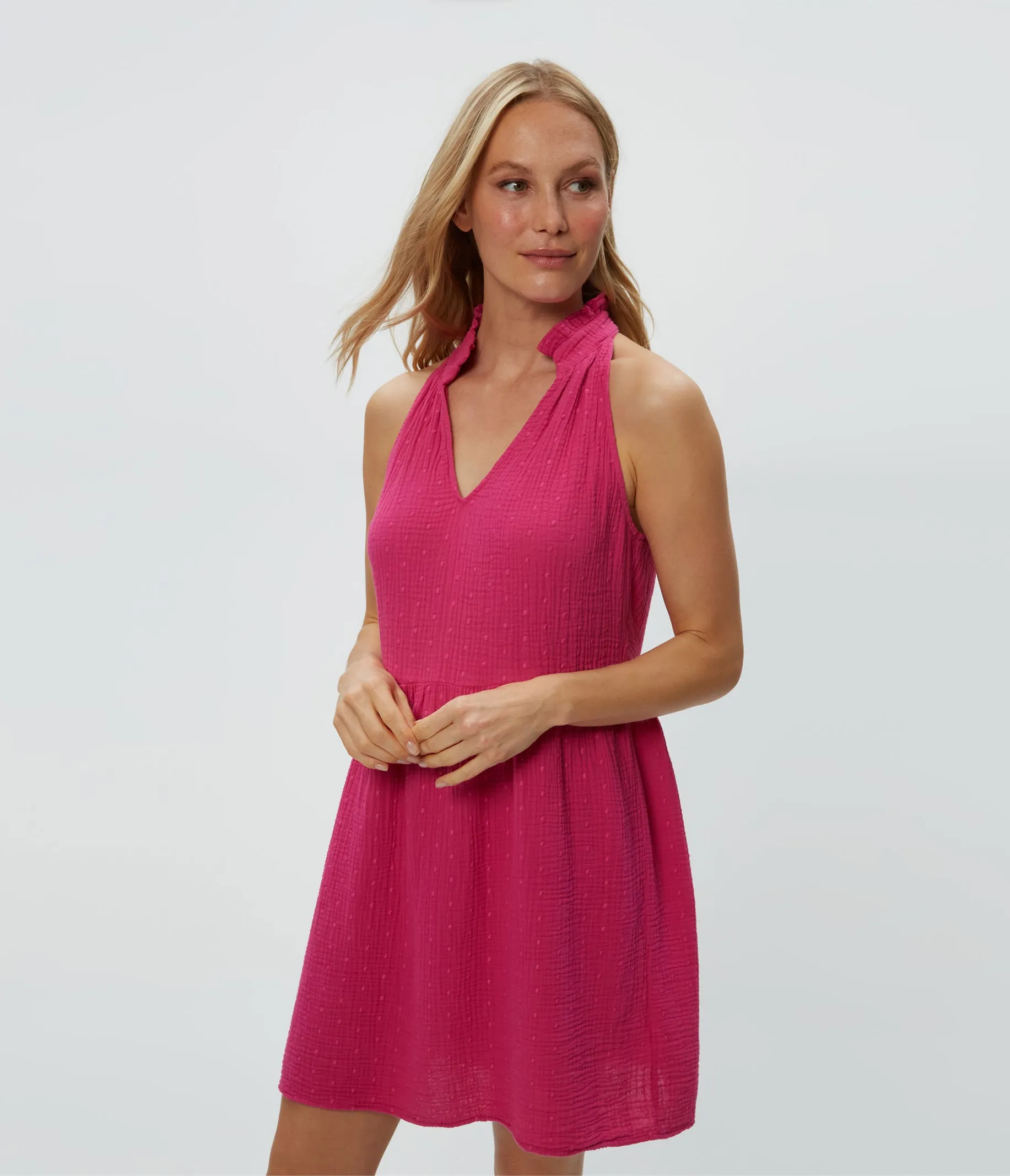 Alessa Split Neck Dress sold by Michael Stars