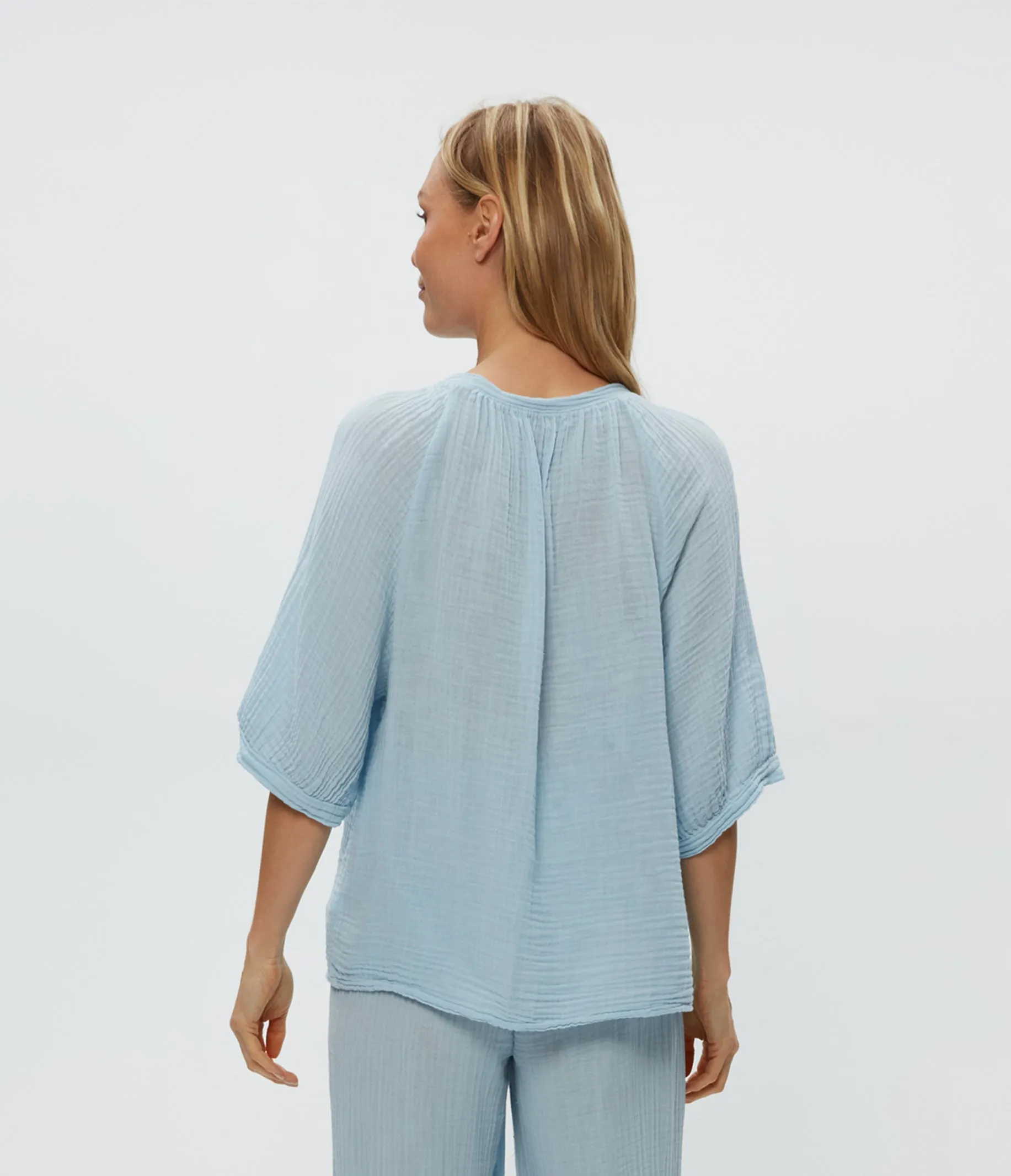 Jane Puff Sleeve Top sold by Michael Stars product image thumbnail 4