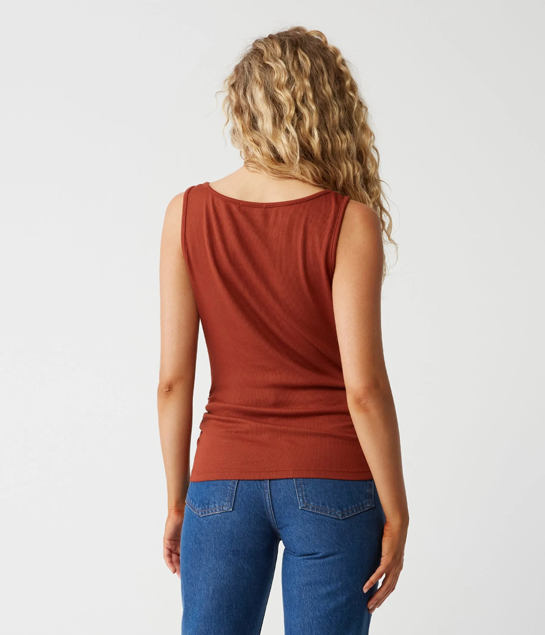 Coco Ruched Tank sold by Michael Stars product image thumbnail 4