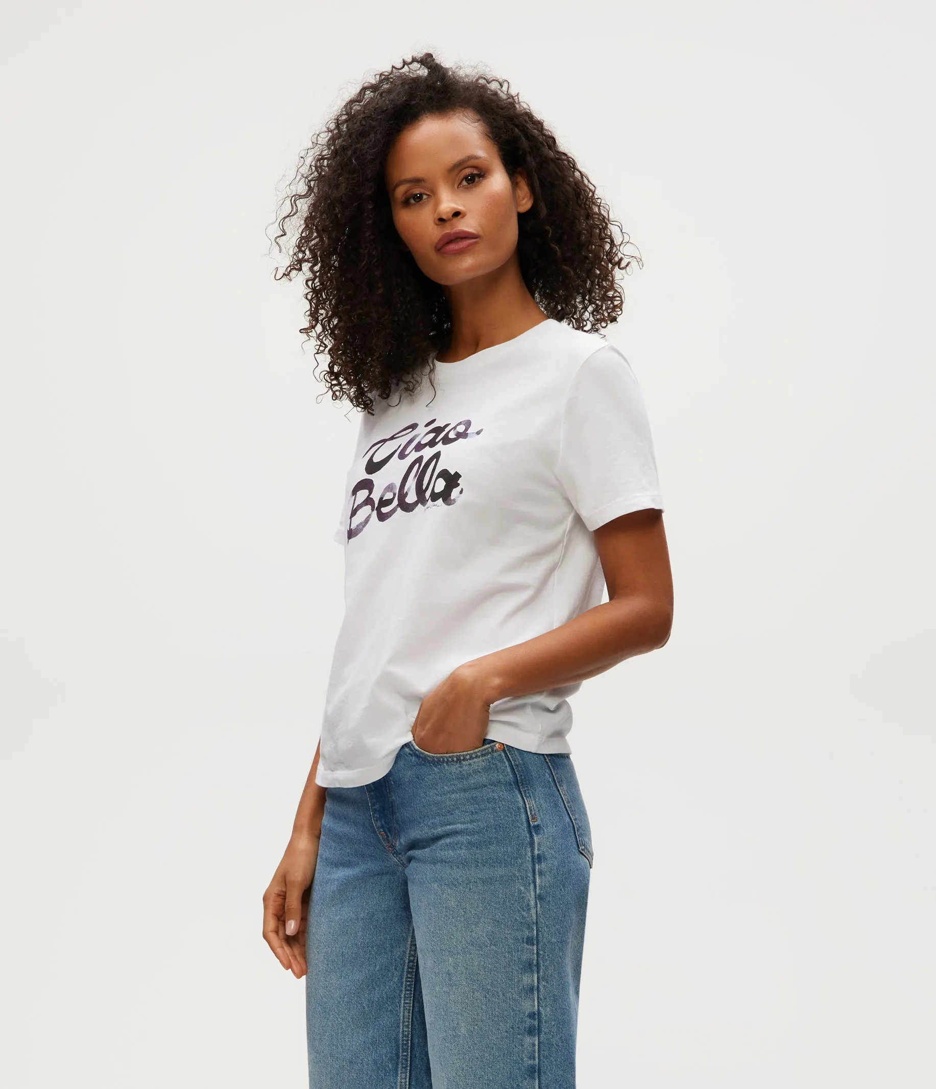 Ciao Bella Tee sold by Michael Stars product image thumbnail 3