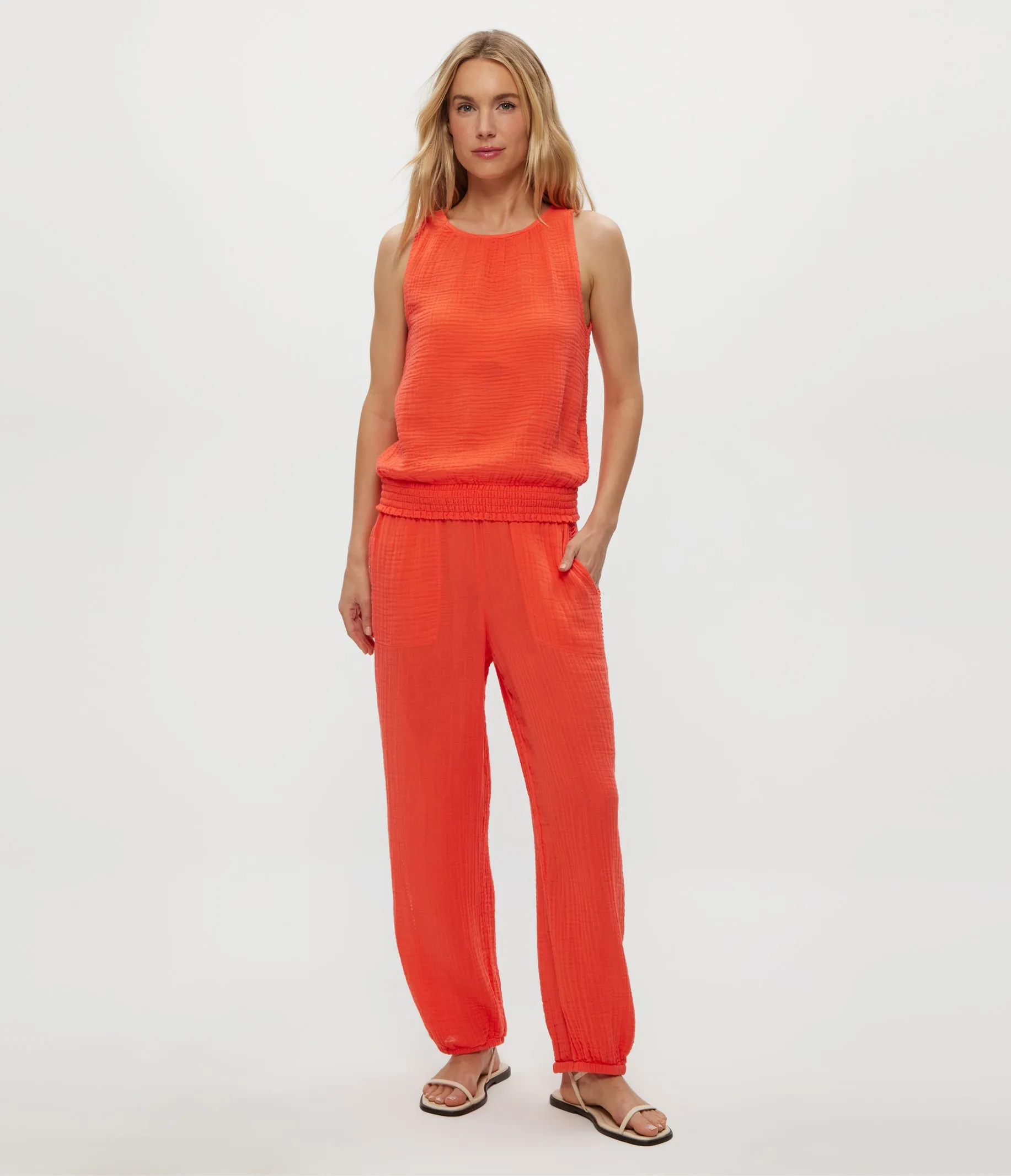 Clover Gauze Jogger sold by Michael Stars product image thumbnail 3