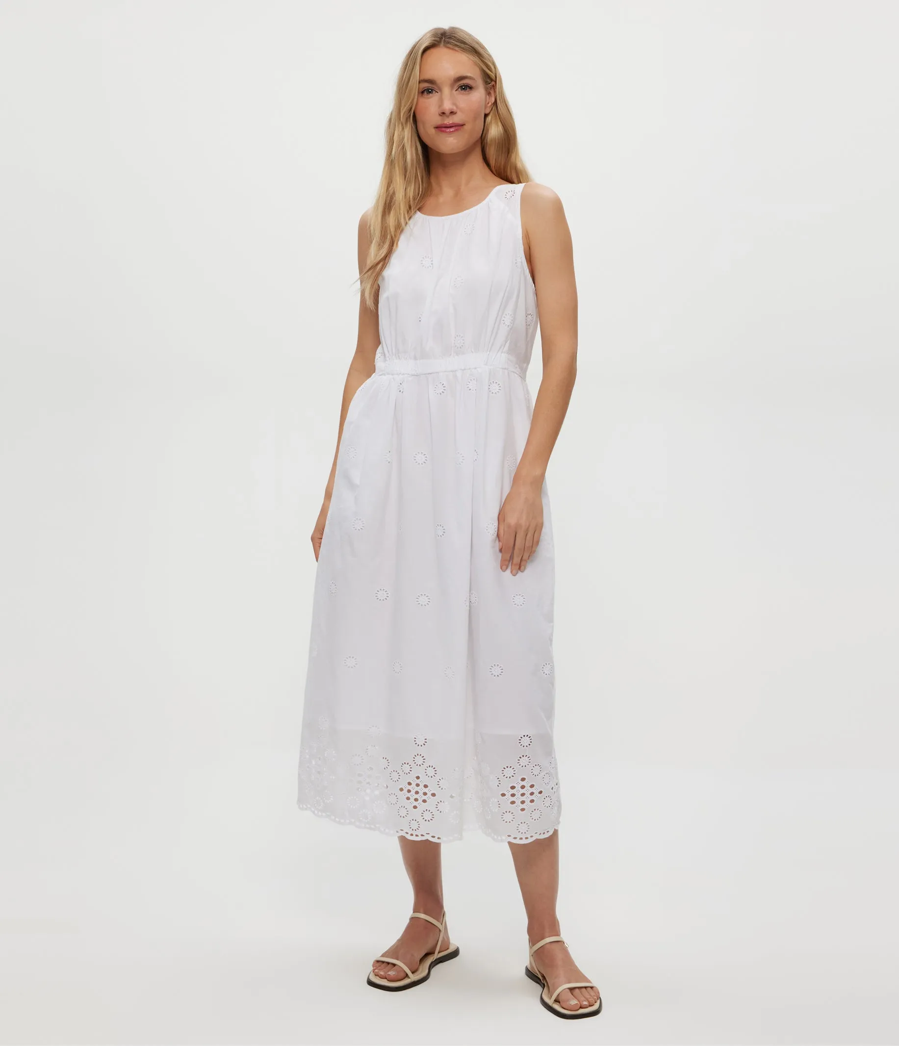 Faith Eyelet Midi Dress sold by Michael Stars product image thumbnail 3