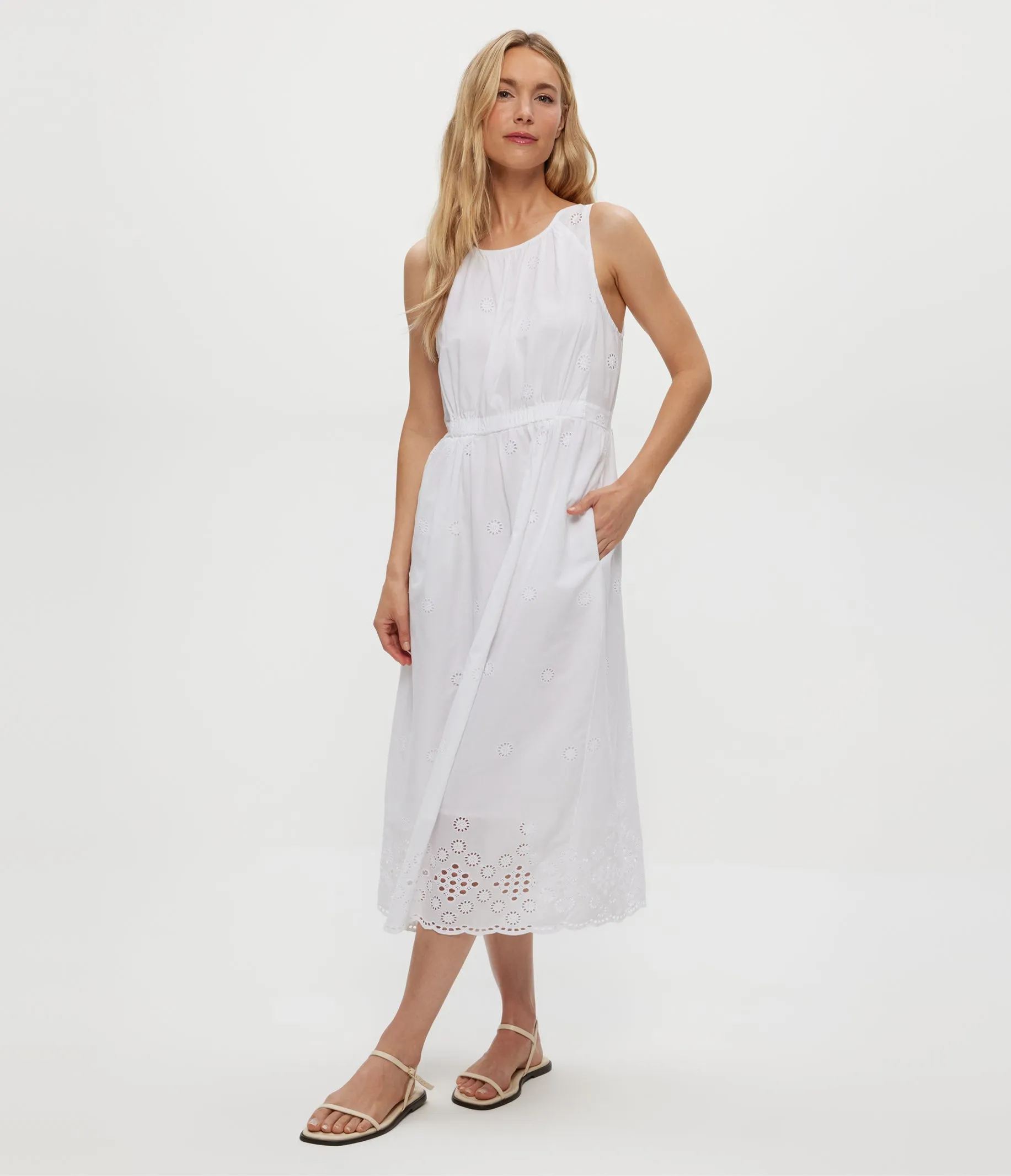 Faith Eyelet Midi Dress sold by Michael Stars product image thumbnail 2