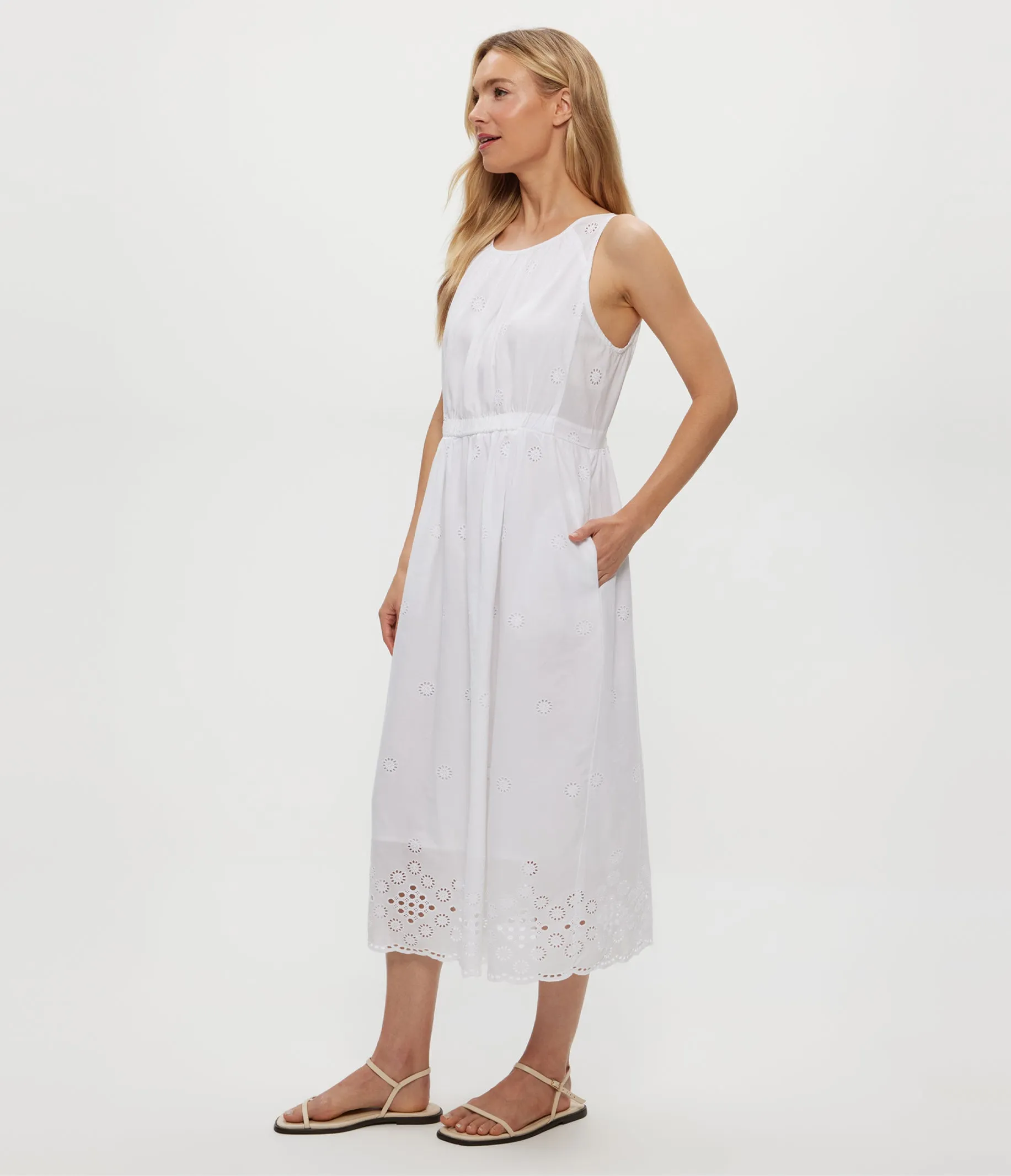 Faith Eyelet Midi Dress sold by Michael Stars product image thumbnail 4