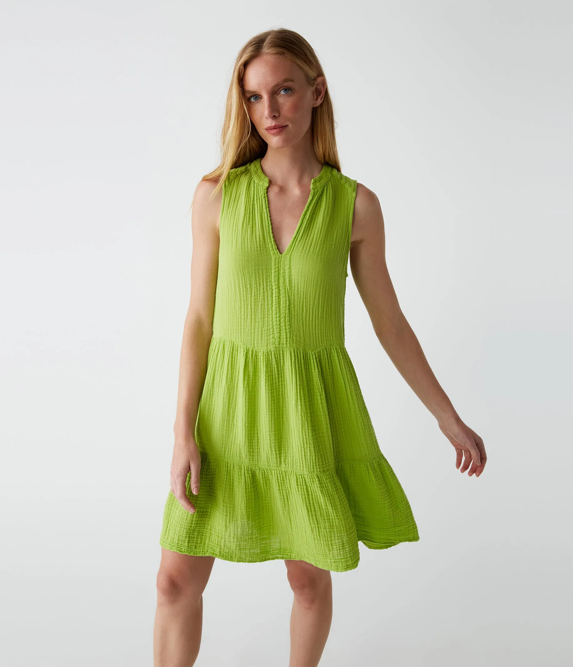 Daisy Gauze Dress sold by Michael Stars product image thumbnail 5