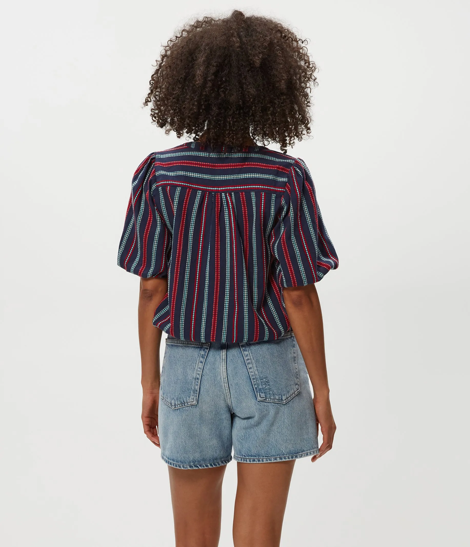 Zephyr Embroidered Top sold by Michael Stars product image thumbnail 4