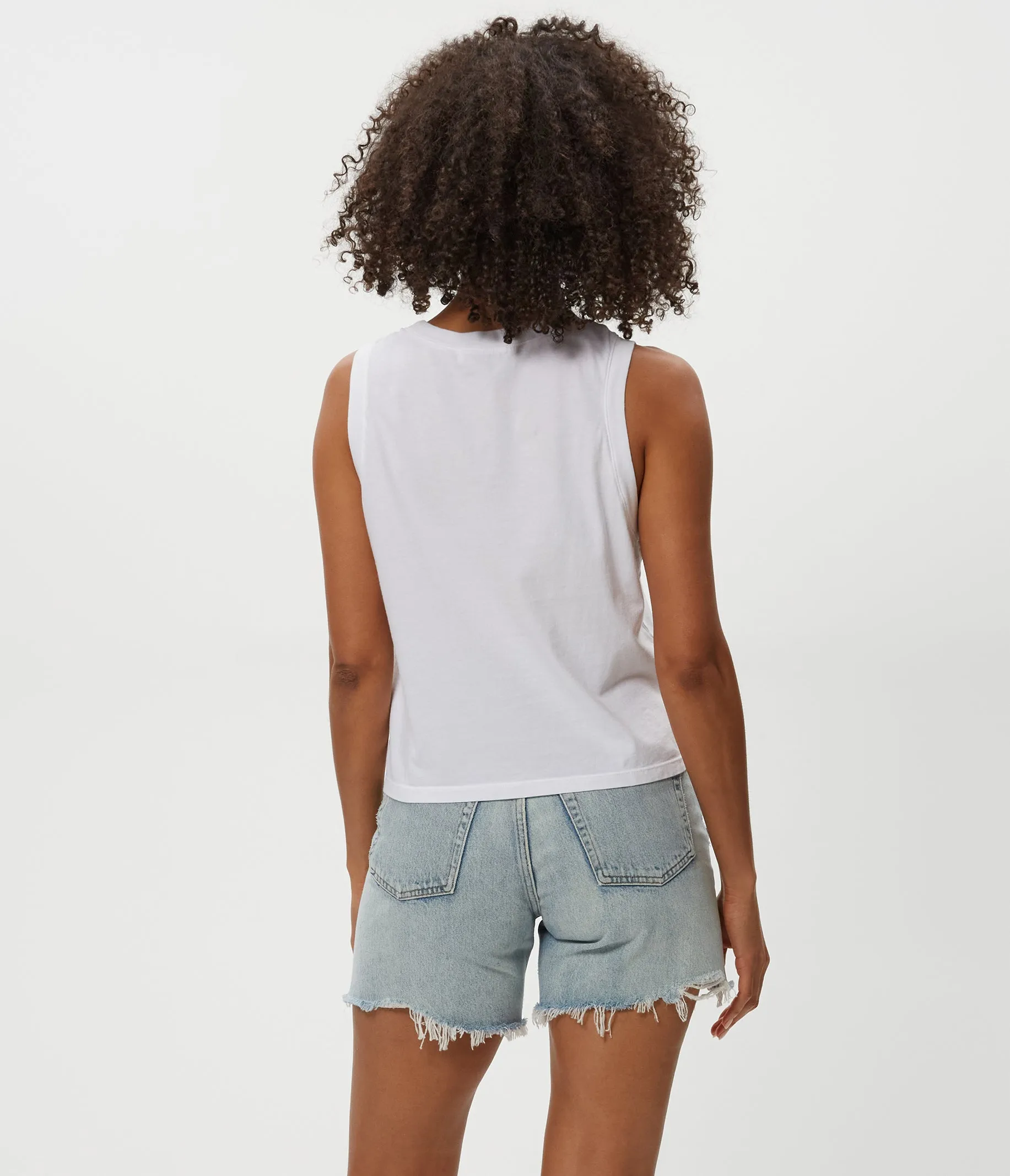 Sunshine Embroidered Tank sold by Michael Stars product image thumbnail 3