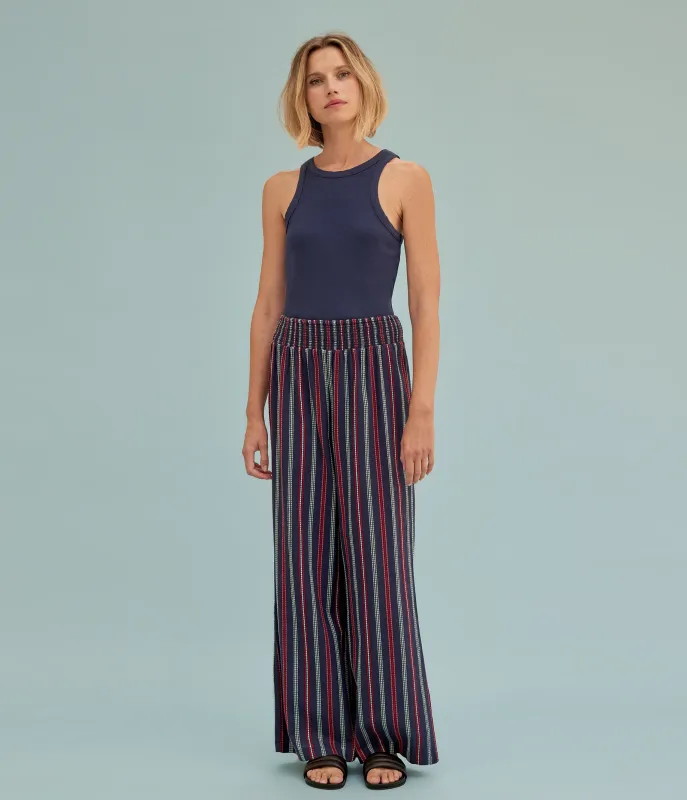 Sita Embroidered Wide Leg Pant sold by Michael Stars