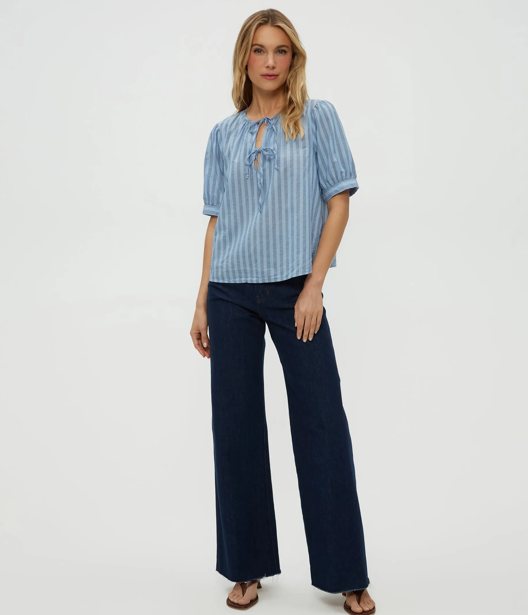 Fawn Puff Sleeve Top sold by Michael Stars product image thumbnail 2