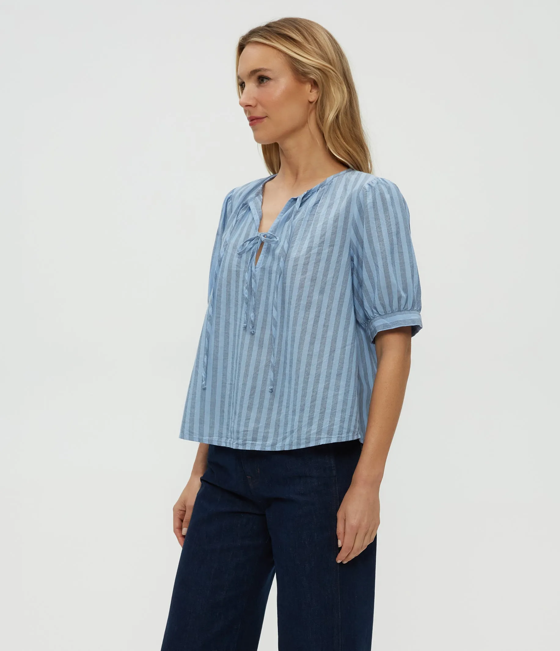 Fawn Puff Sleeve Top sold by Michael Stars product image thumbnail 3