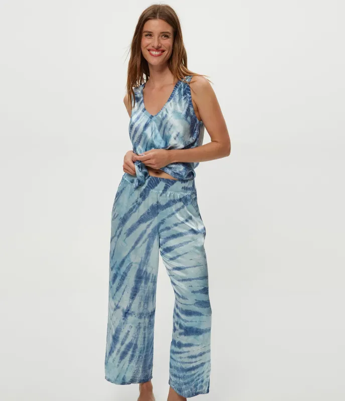 Sacha Double Dye Cropped Pant sold by Michael Stars
