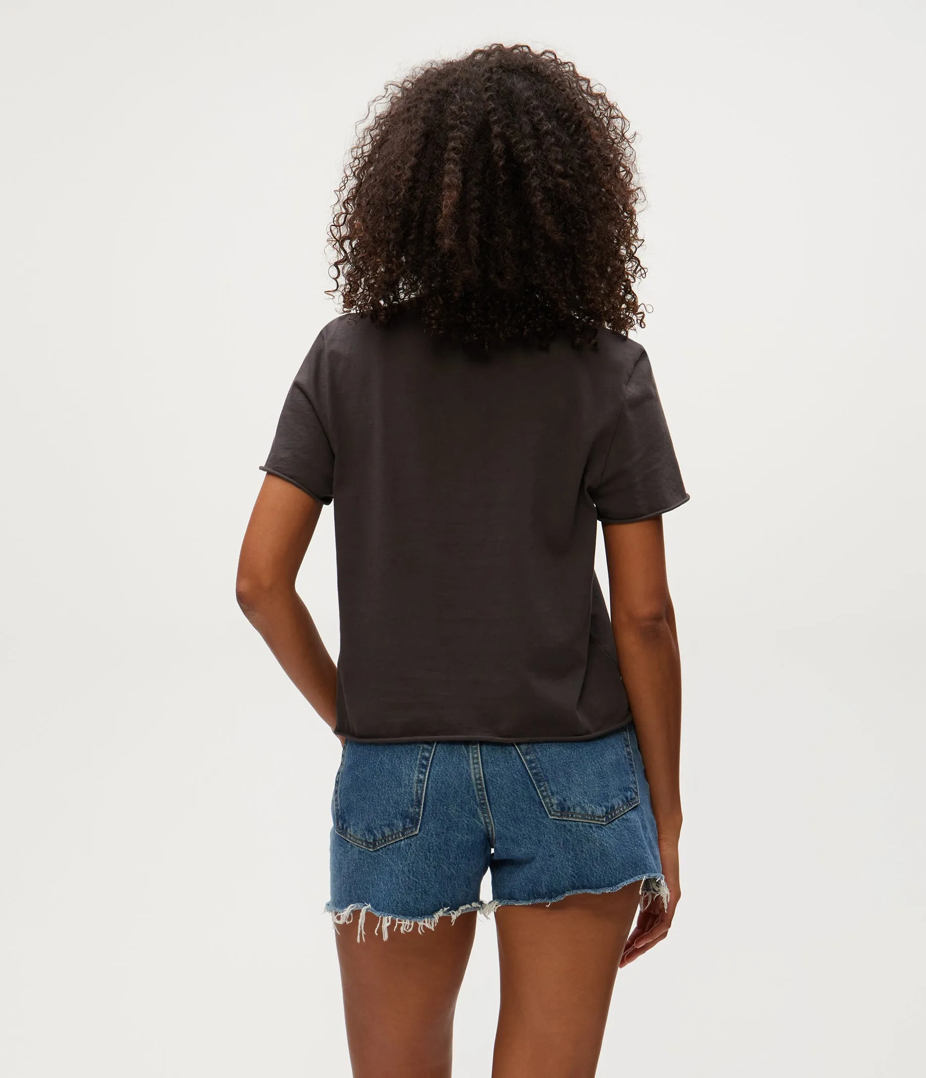 Summertime Cropped Tee sold by Michael Stars product image thumbnail 4
