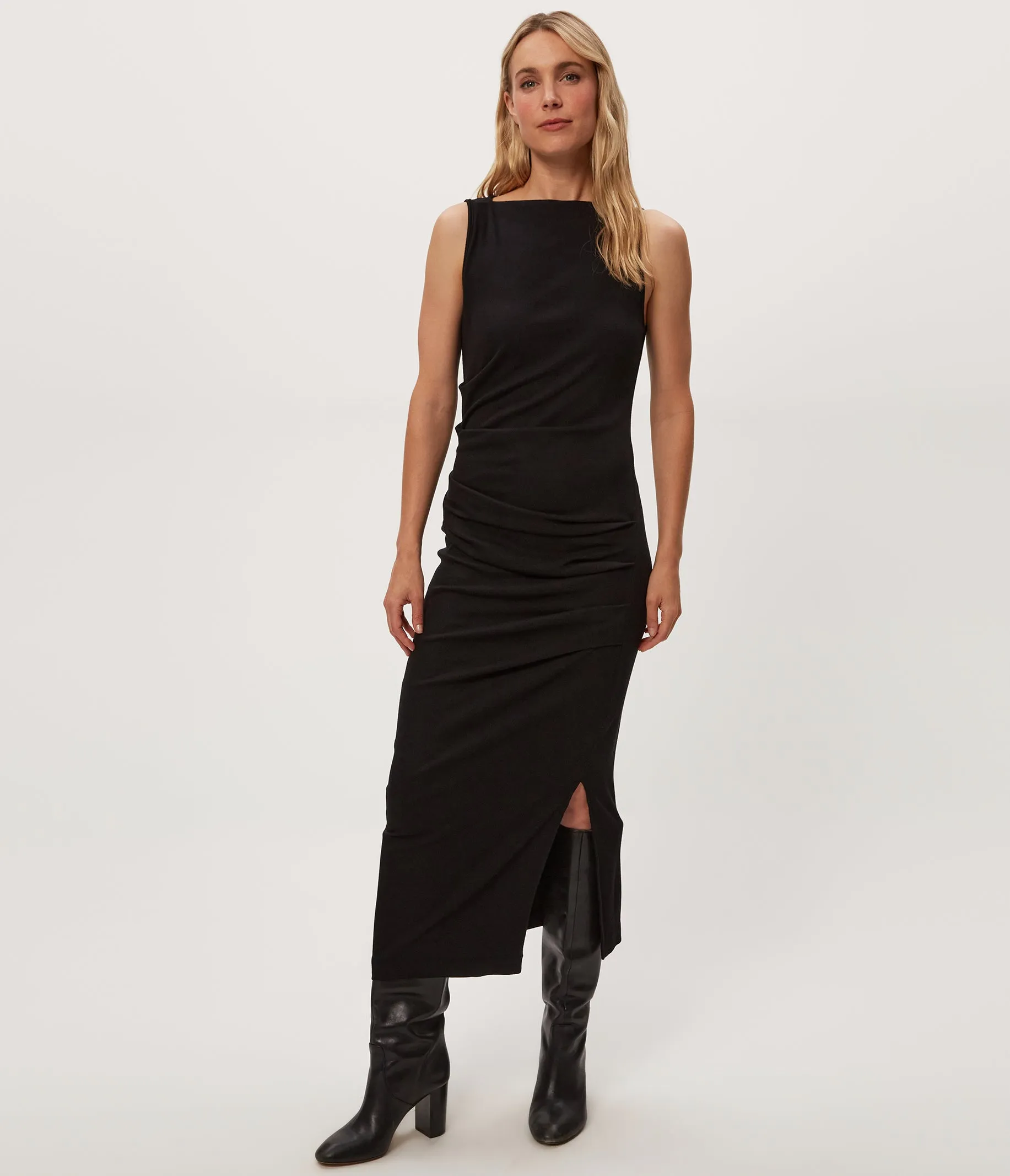 Reign Midi Pleated Dress sold by Michael Stars product image thumbnail 3