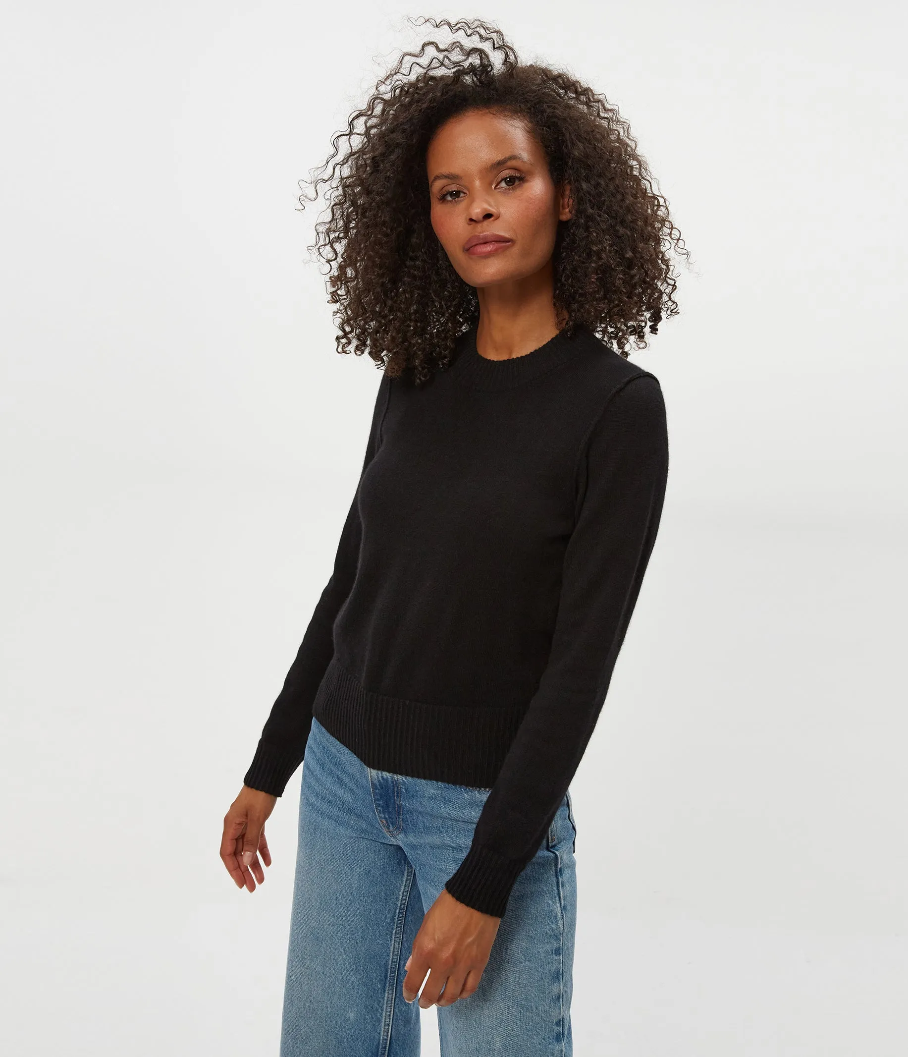 Sophie Crewneck Cashmere Sweater sold by Michael Stars product image thumbnail 4