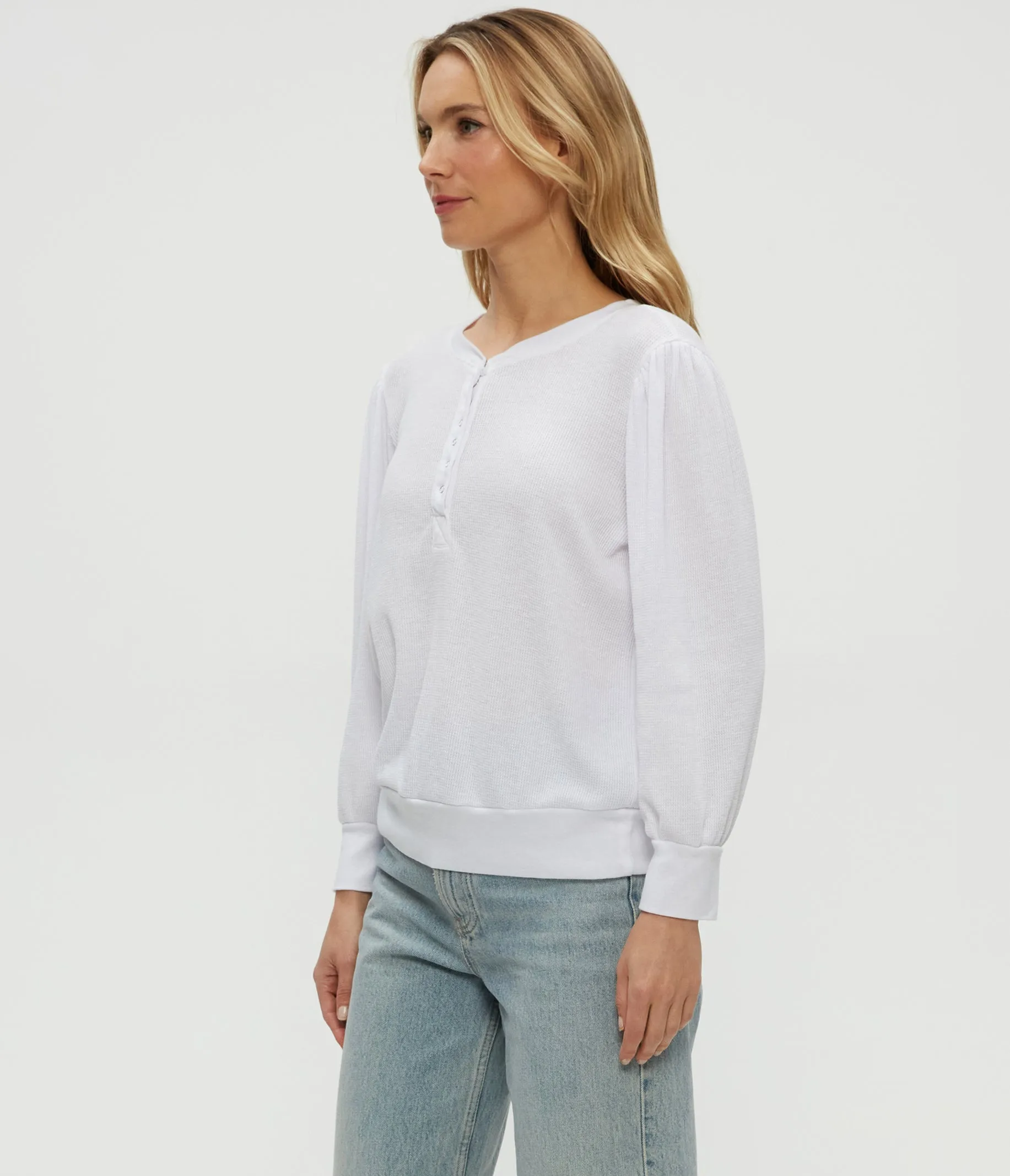 Sophy Thermal Henley sold by Michael Stars product image thumbnail 4