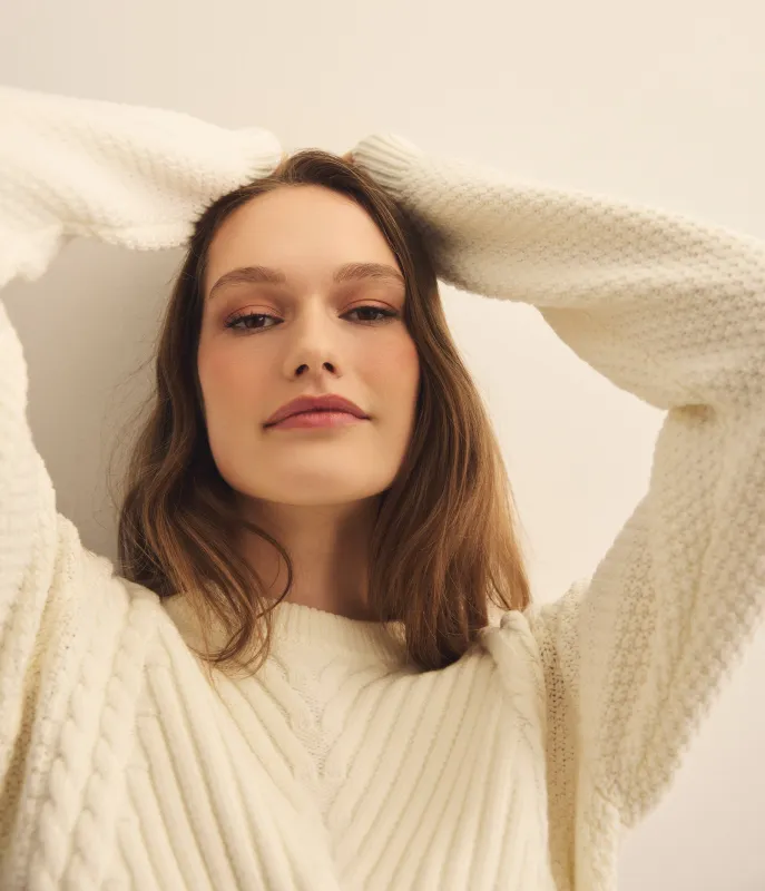 Joslyn Crewneck Pullover sold by Michael Stars