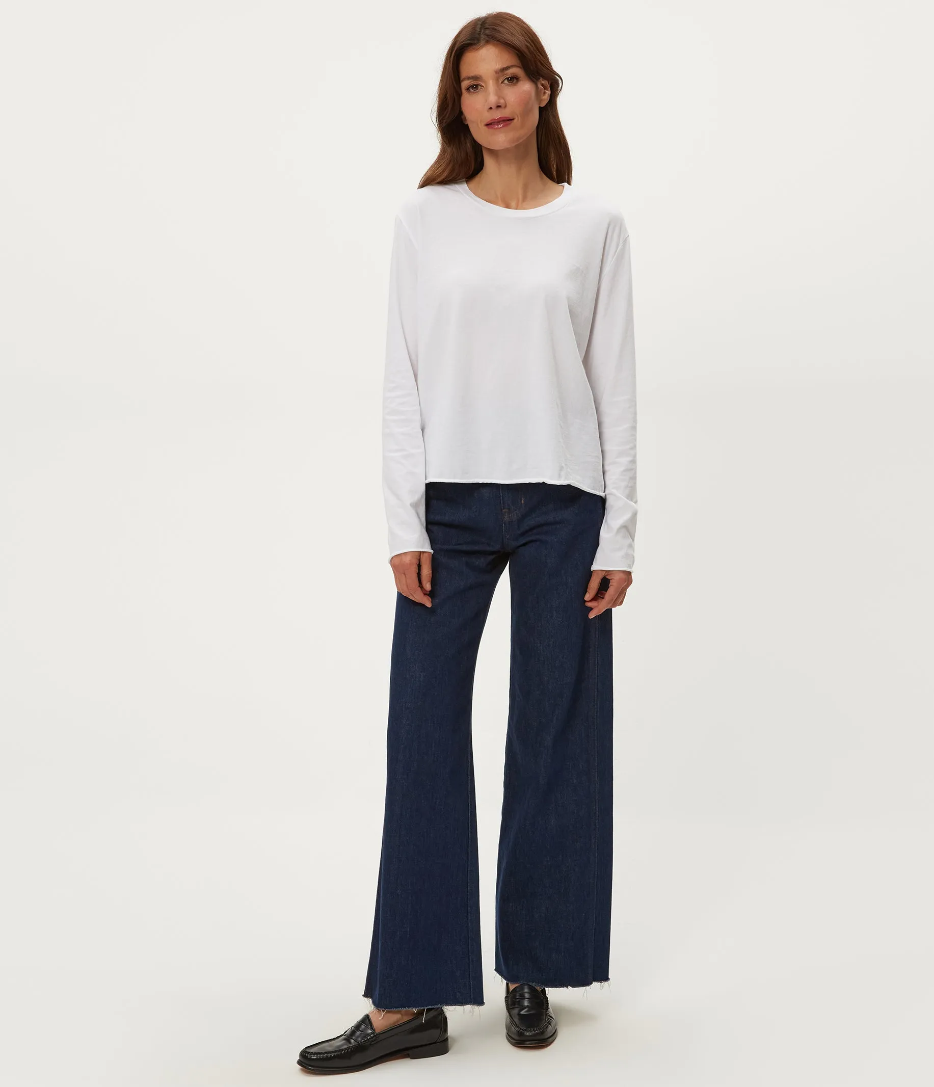 Aiko Crewneck Long Sleeve Tee sold by Michael Stars product image thumbnail 2