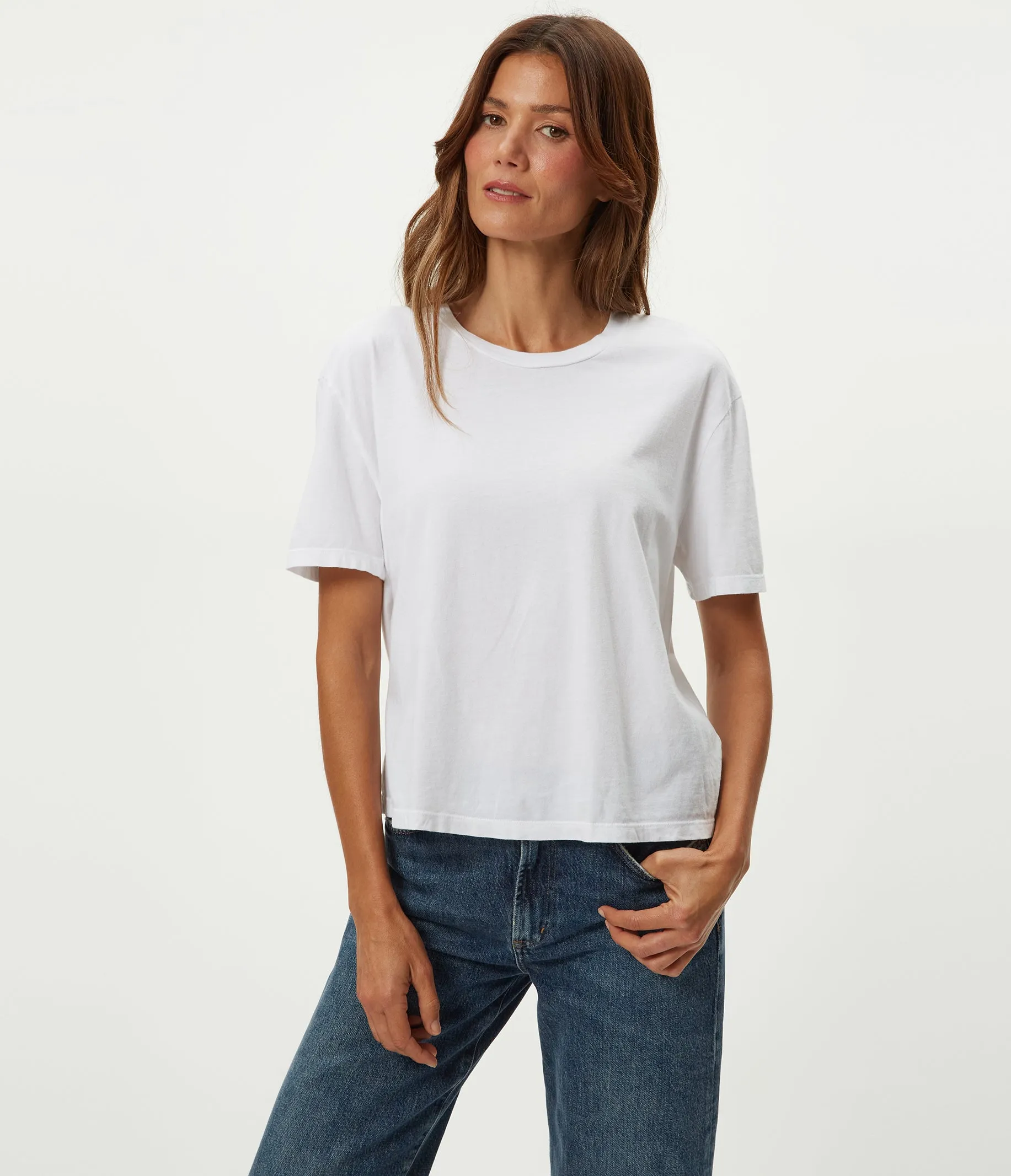 Nina Crewneck Tee sold by Michael Stars product image thumbnail 5