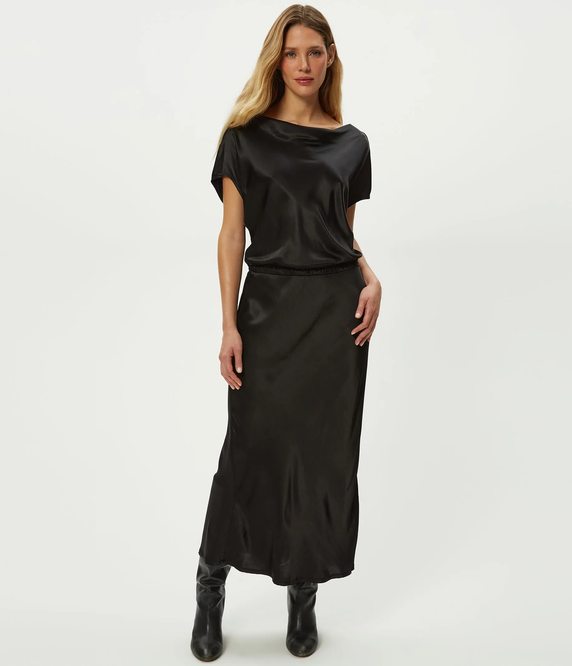 Karter Satin Midi Dress sold by Michael Stars product image thumbnail 2