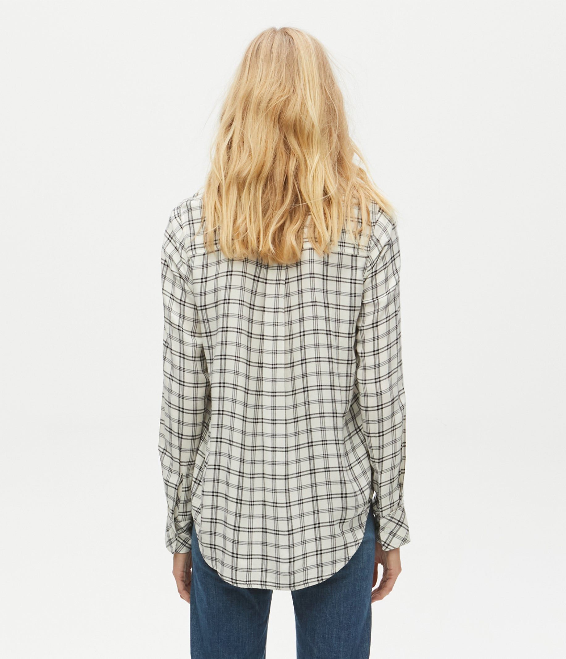 Shea Plaid Button Down Shirt sold by Michael Stars product image thumbnail 3