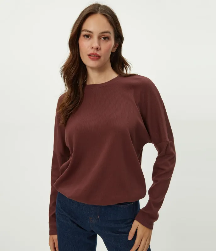 Kaley Crewneck Tee sold by Michael Stars