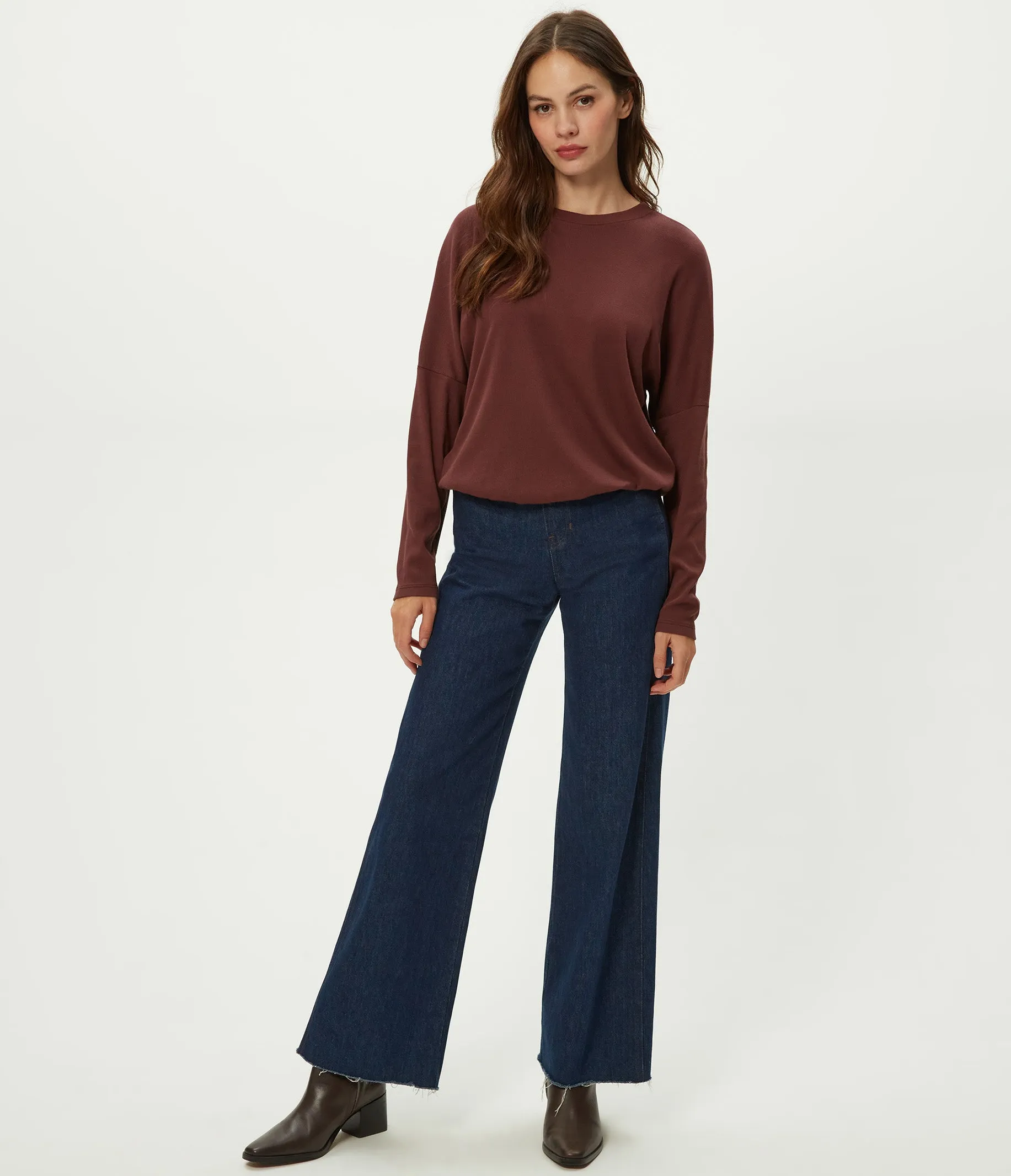 Kaley Crewneck Tee sold by Michael Stars product image thumbnail 2